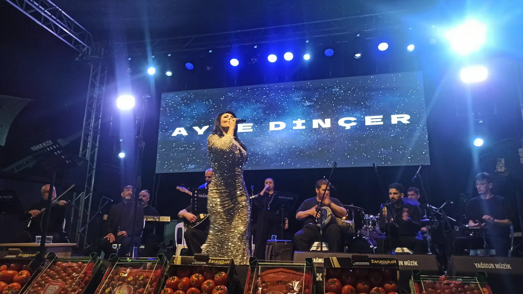 Seydikemer'de Kumluova Domates Festivali, konserlerle taçlandı