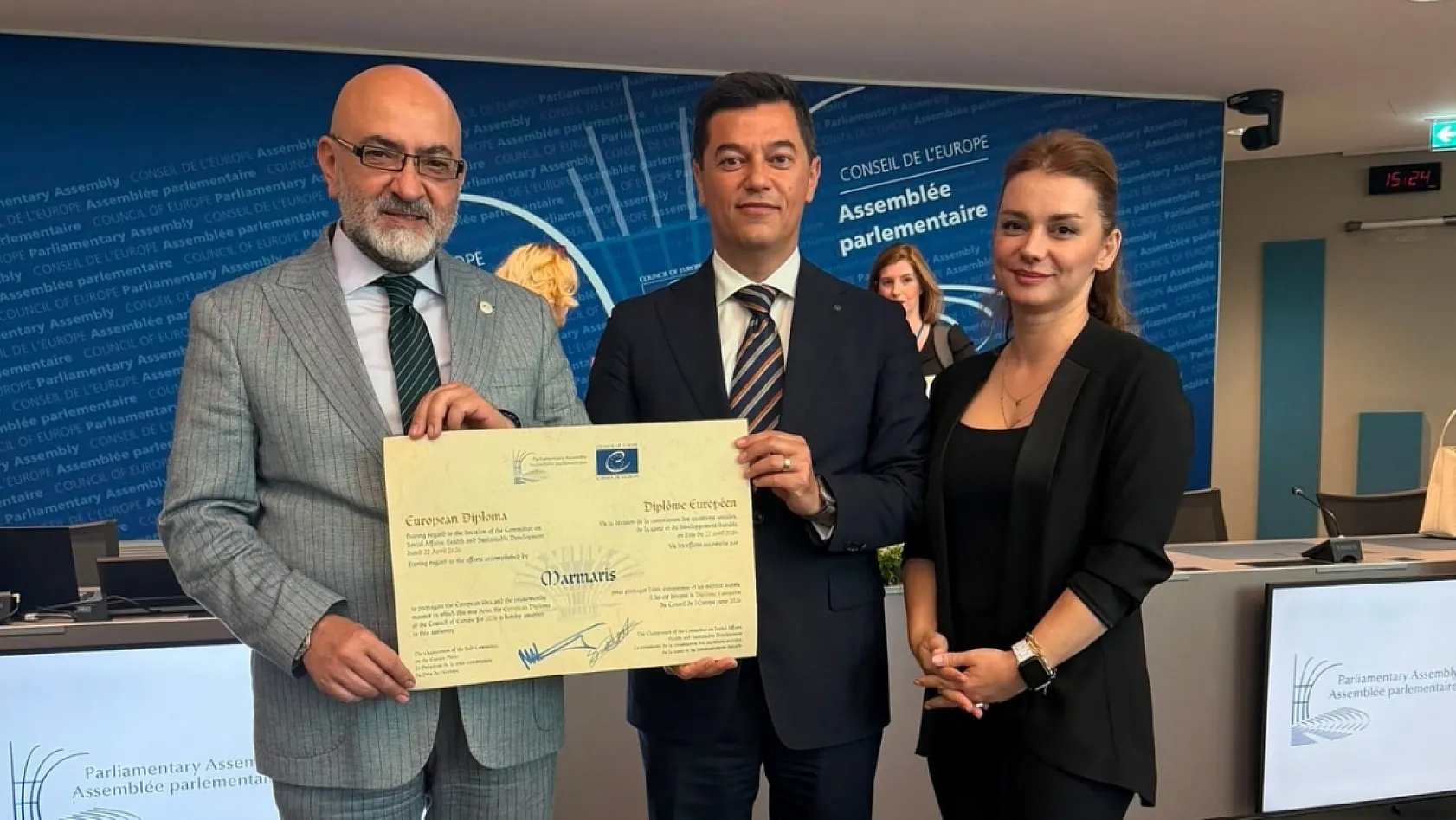 'Avrupa Diploması' ödülü Marmaris'in oldu
