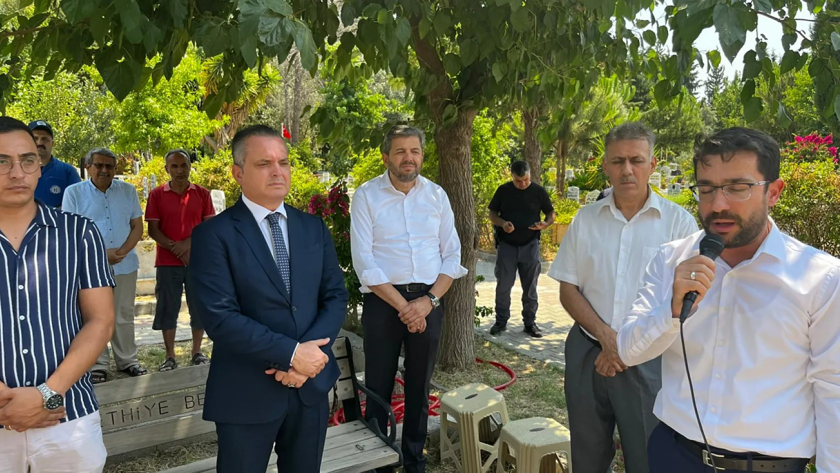 Fethiye'de 15 Temmuz'da Kaymakam Akkaya Öncülüğünde Şehitlik Ziyareti