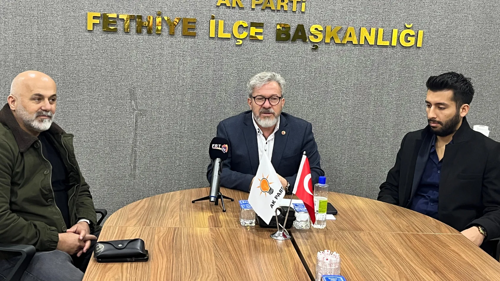 Salih Dündar, AK Parti Fethiye İlçe Başkanı Sarıhan'ı Ziyaret Etti