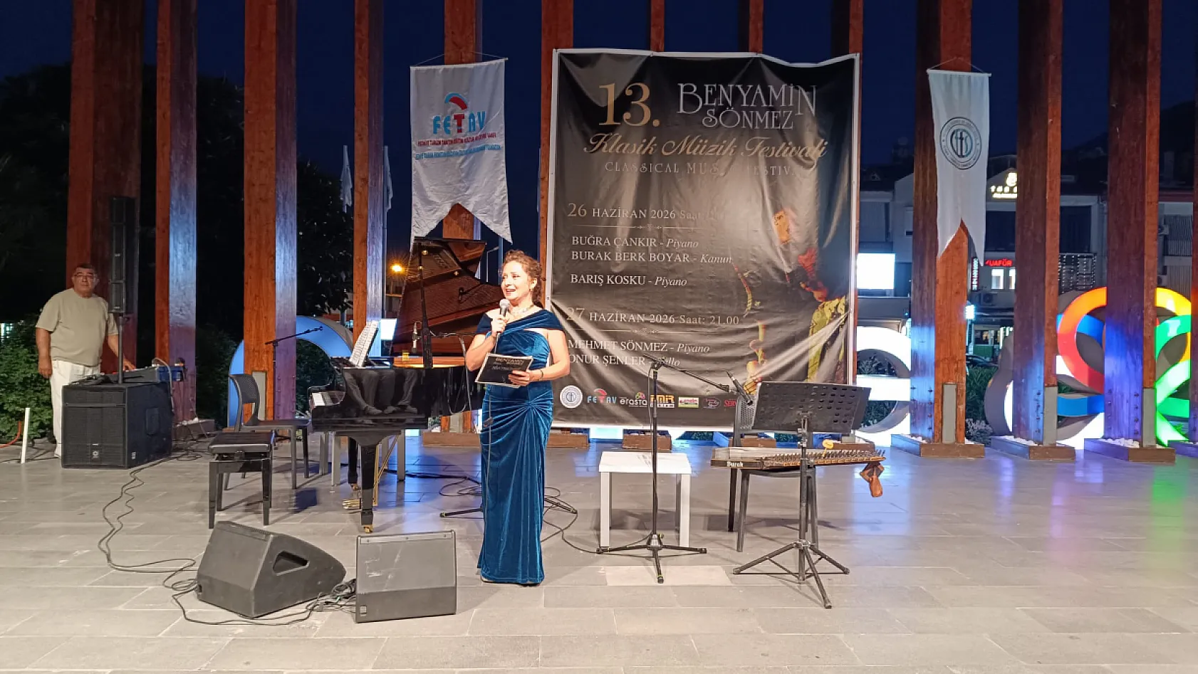 Fethiye'de 13. Benyamin Sönmez Klasik Müzik Festivali'nde sanat dolu gece