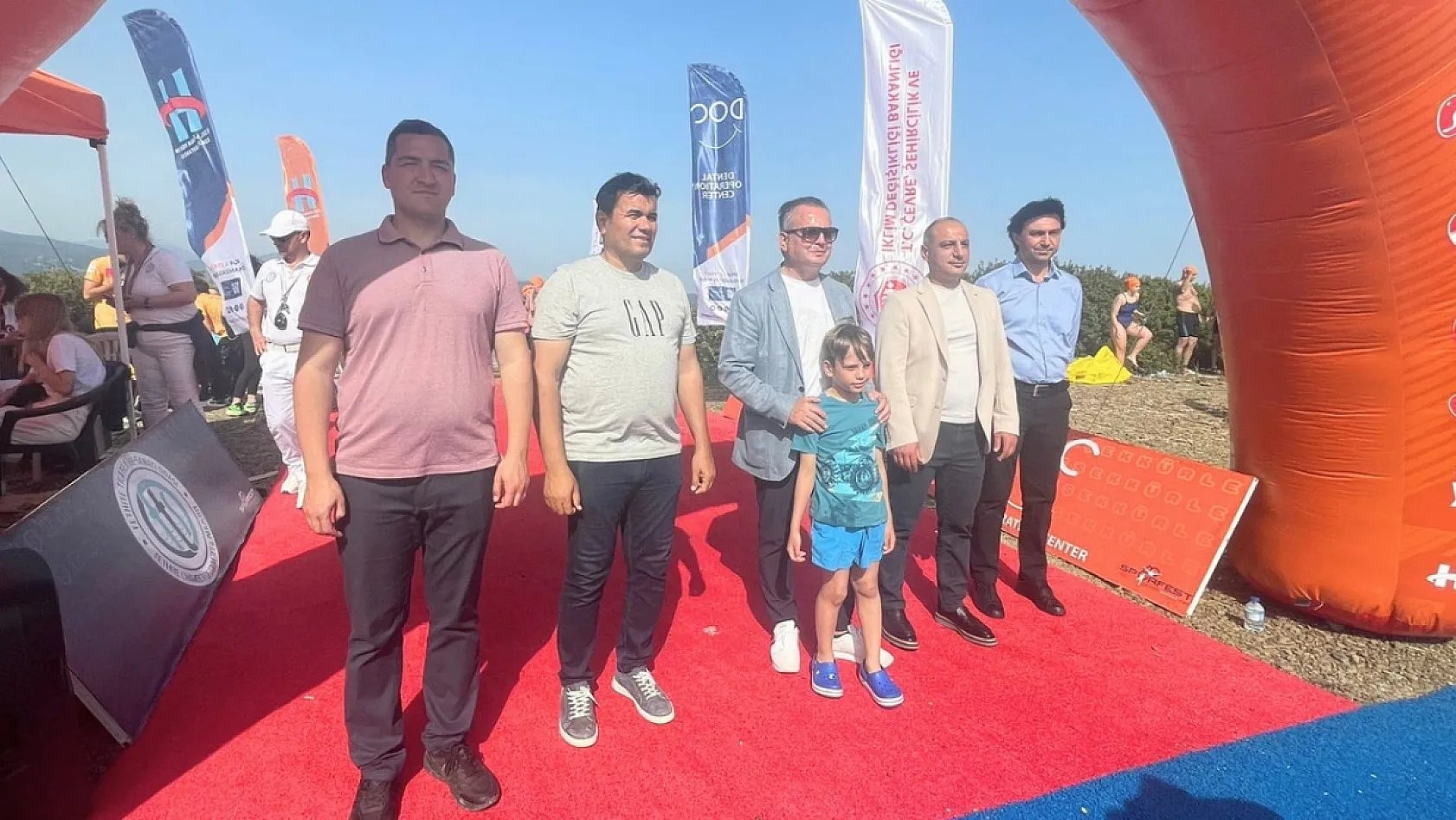 1. Göcek Açık Deniz Yüzme Yarışları 863 sporcunun katılımıyla başladı