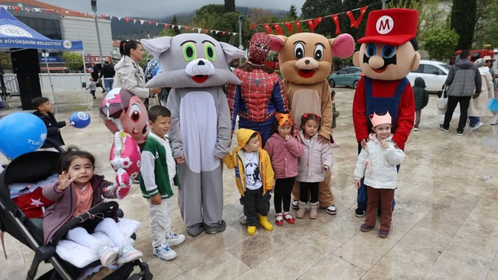23 Nisan'da Muğla çocukların neşesiyle renklendi