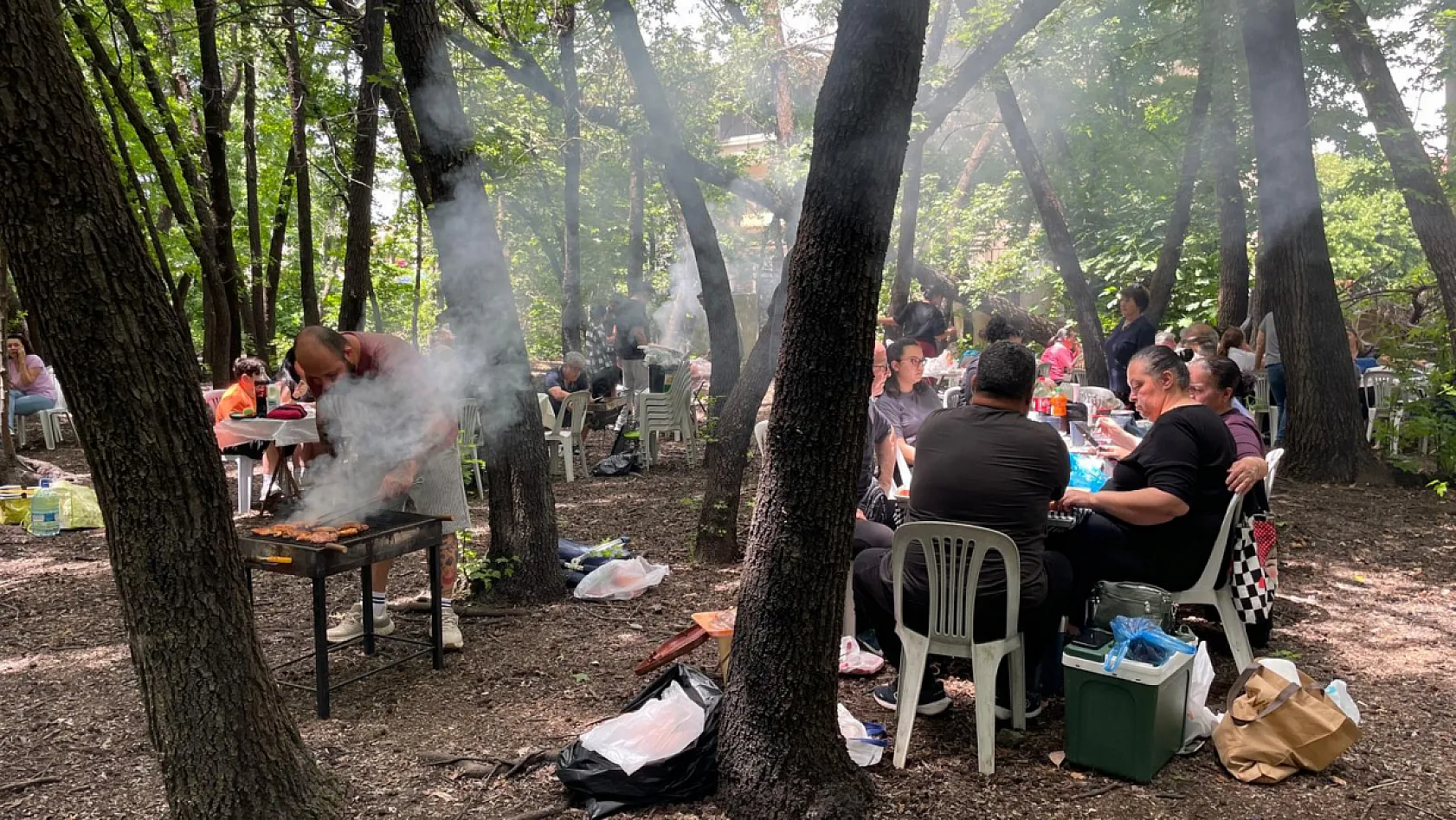 Fethiye'de Foça Mahallesi'nde Hıdırellez ve Anneler Günü pikniği