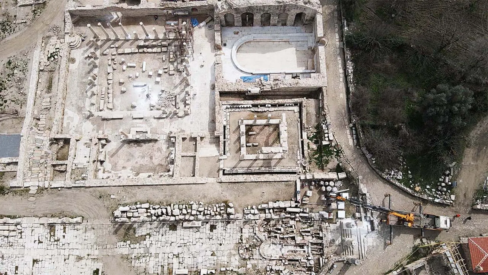 Stratonikeia'nın meclis binası Geleceğe Miras projesiyle ayağa kaldırılıyor