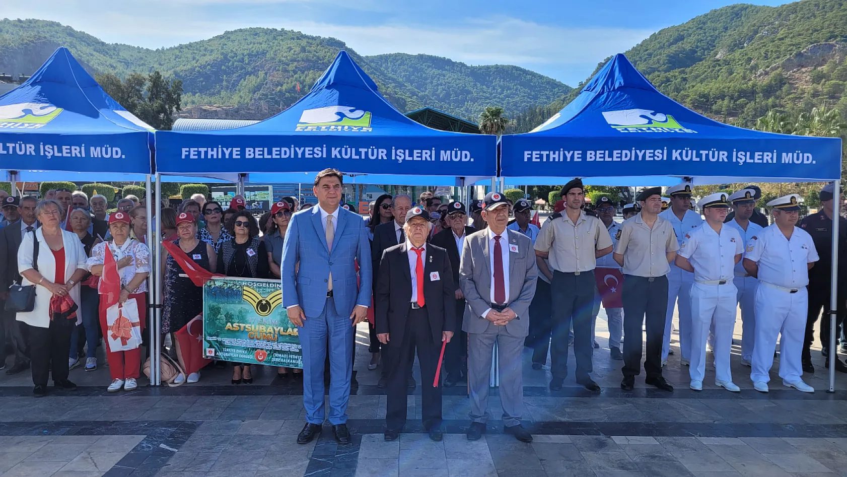 17 Ekim Astsubaylar Günü Beşkaza Meydanı'nda Kutlandı