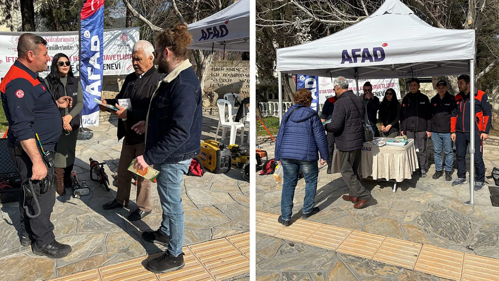 Muğla AFAD Müdürlüğü'nden deprem haftası farkındalık standı