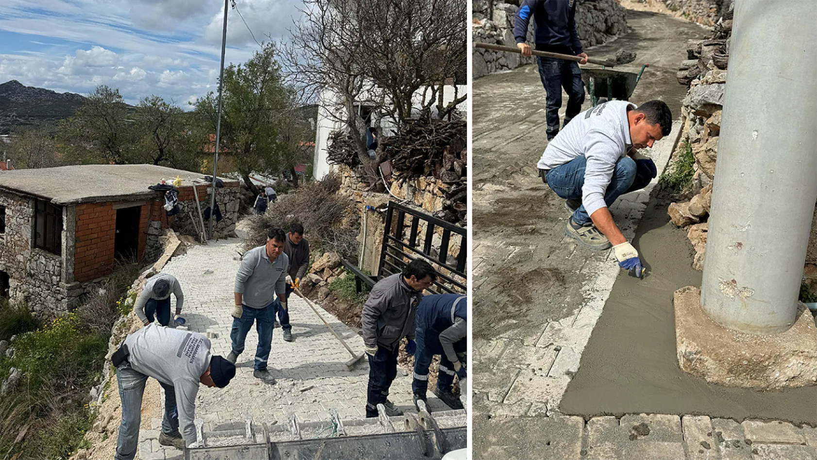 Marmaris'te fen işleri hız kesmiyor