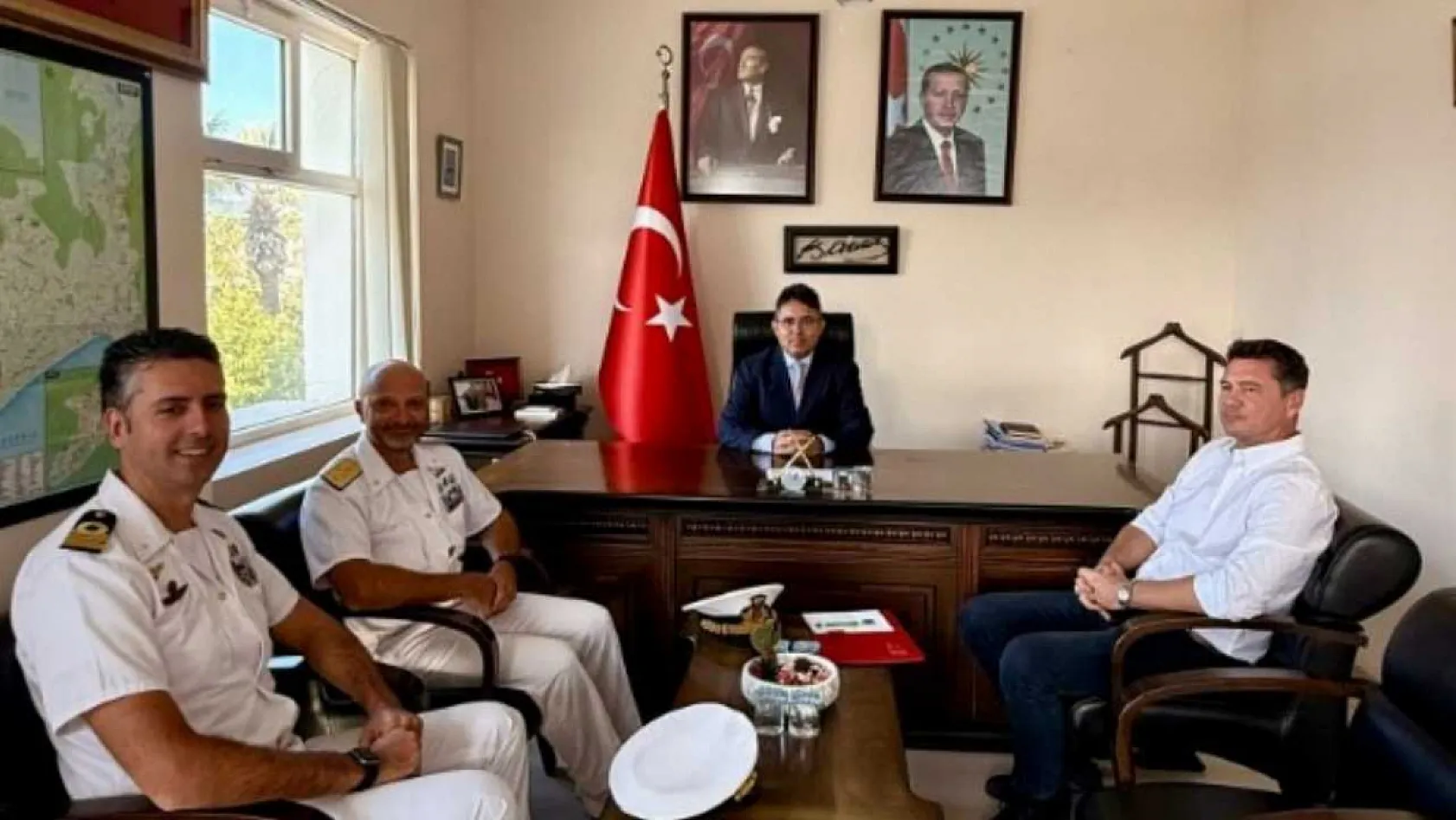 İtalya Deniz Kuvvetlerine ait fırkateyn, Marmaris'e liman ziyaretinde bulundu