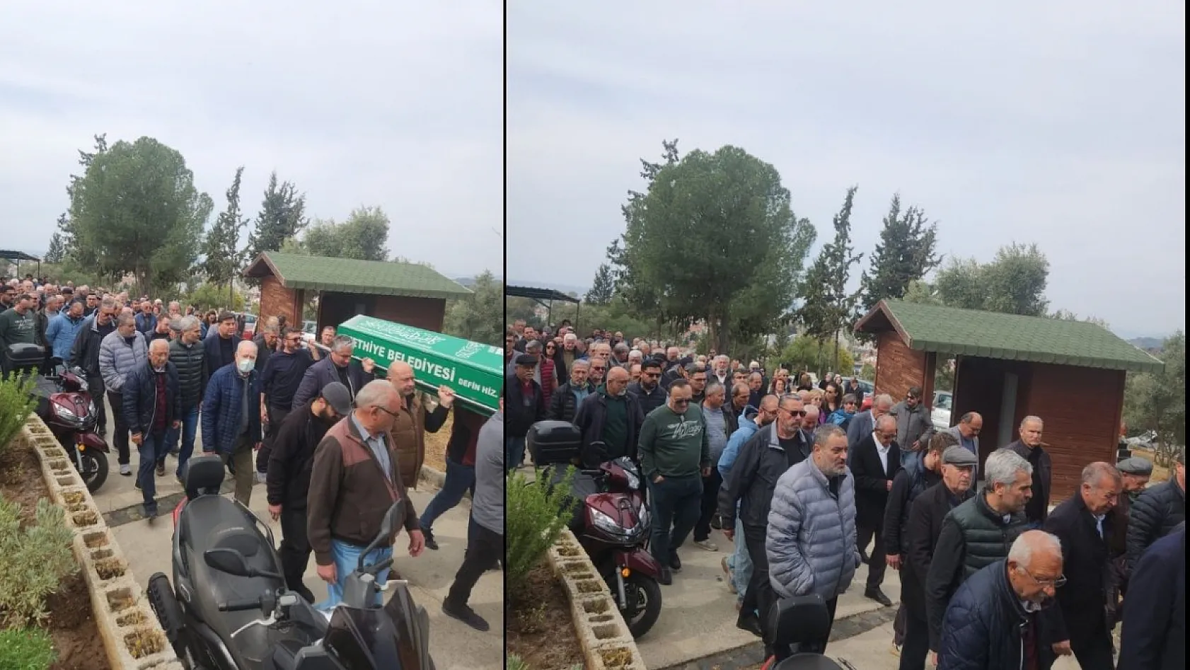CHP Eski Milletvekili Yaka'nın Kayınvalidesi Döndü Küp Fethiye'de Son Yolculuğuna Uğurlandı