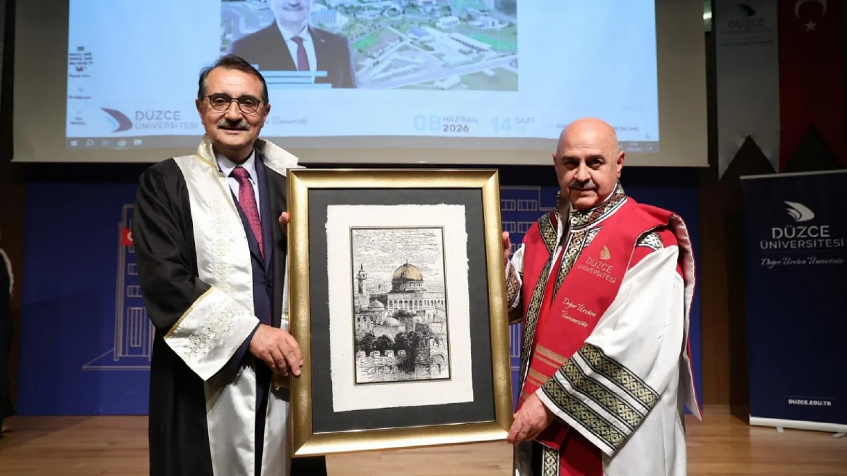 Fatih Dönmez'e Düzce Üniversitesi'nden Fahri Doktora Unvanı