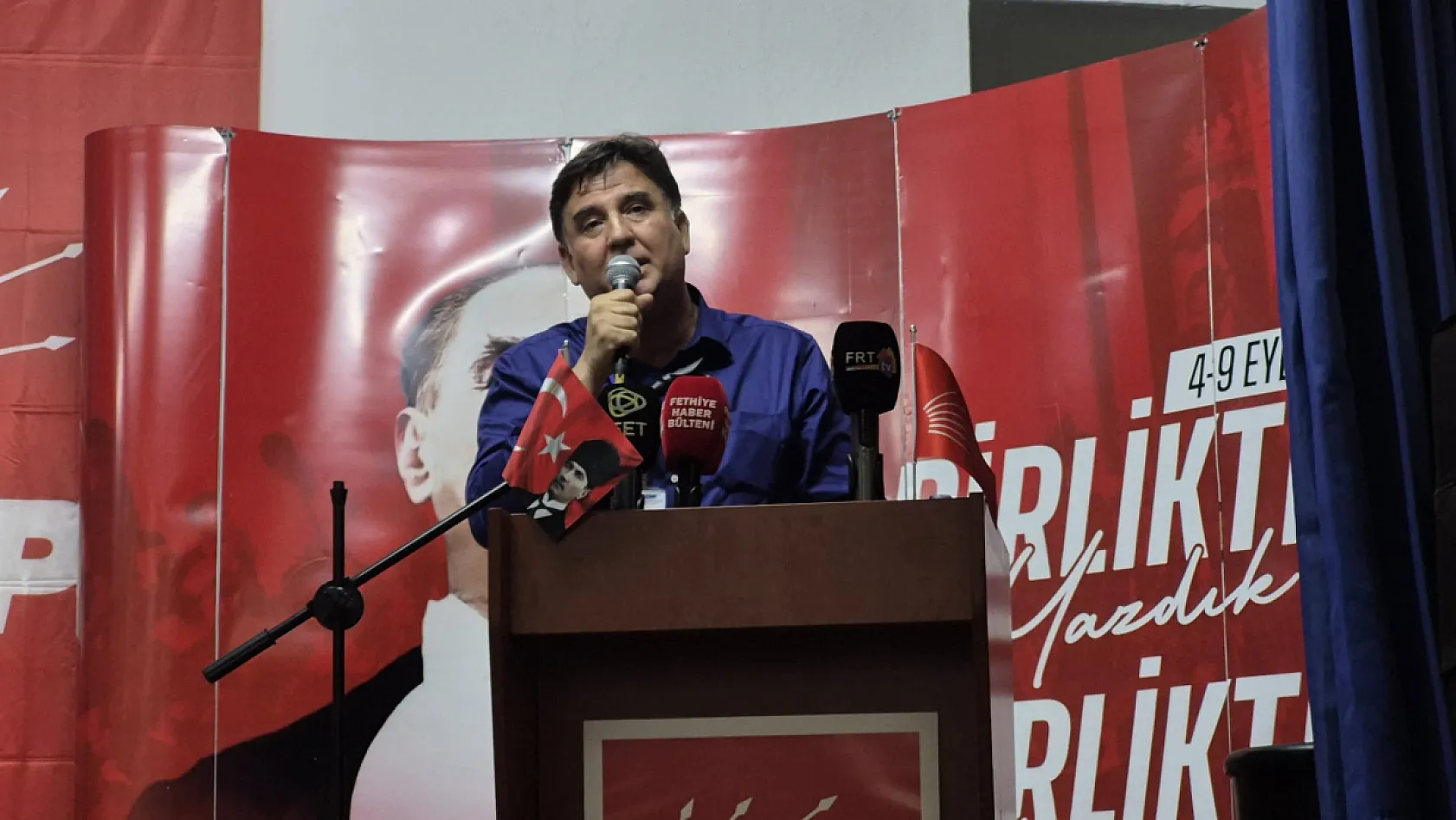 CHP Fethiye 39. Olağan İlçe Kongresi'nde Alim Karaca: 'Partime ve vatandaşlarıma ihanet etmem'