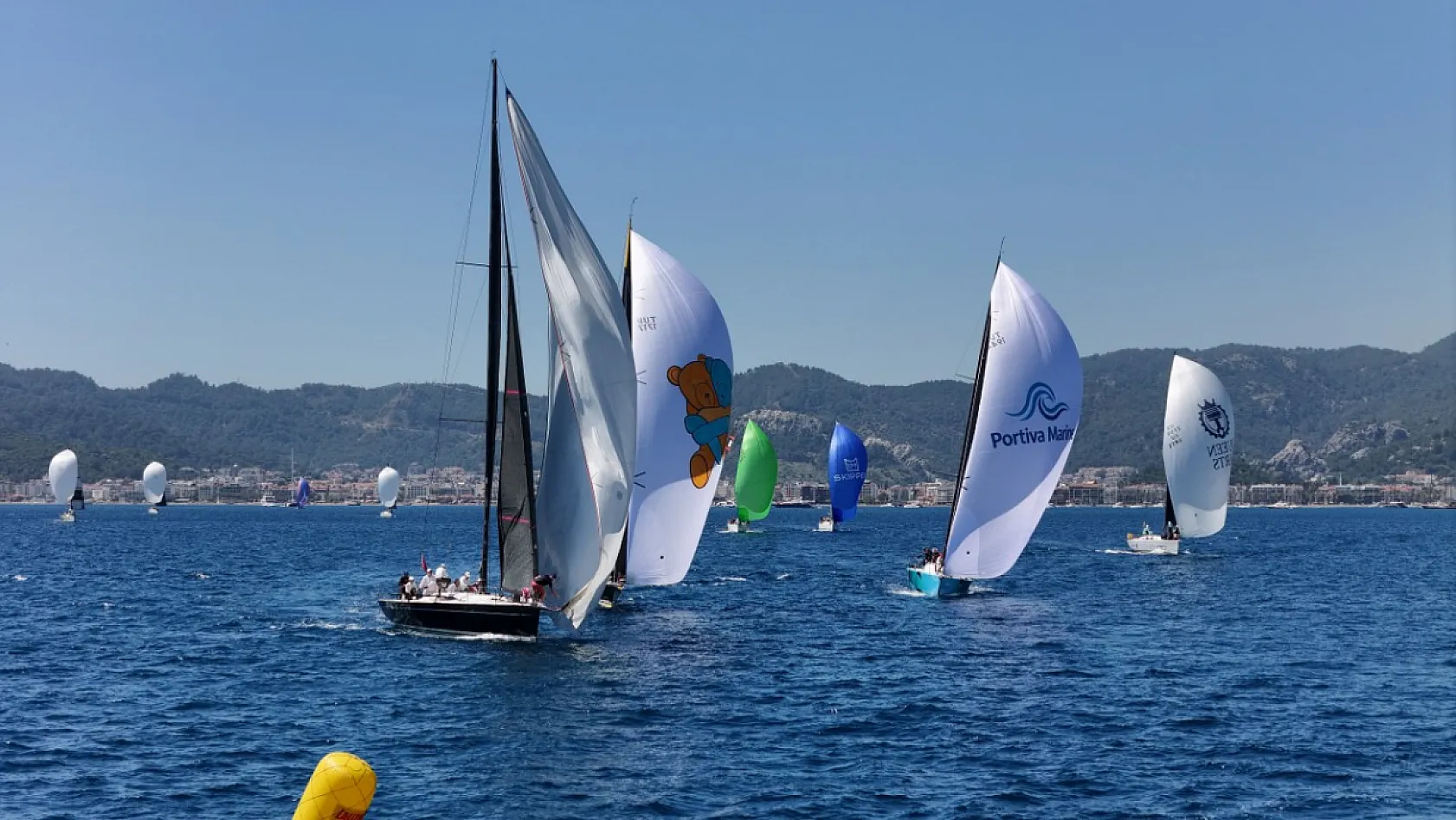 3. Uluslararası Akdeniz Yat Şampiyonası Marmaris'te başladı