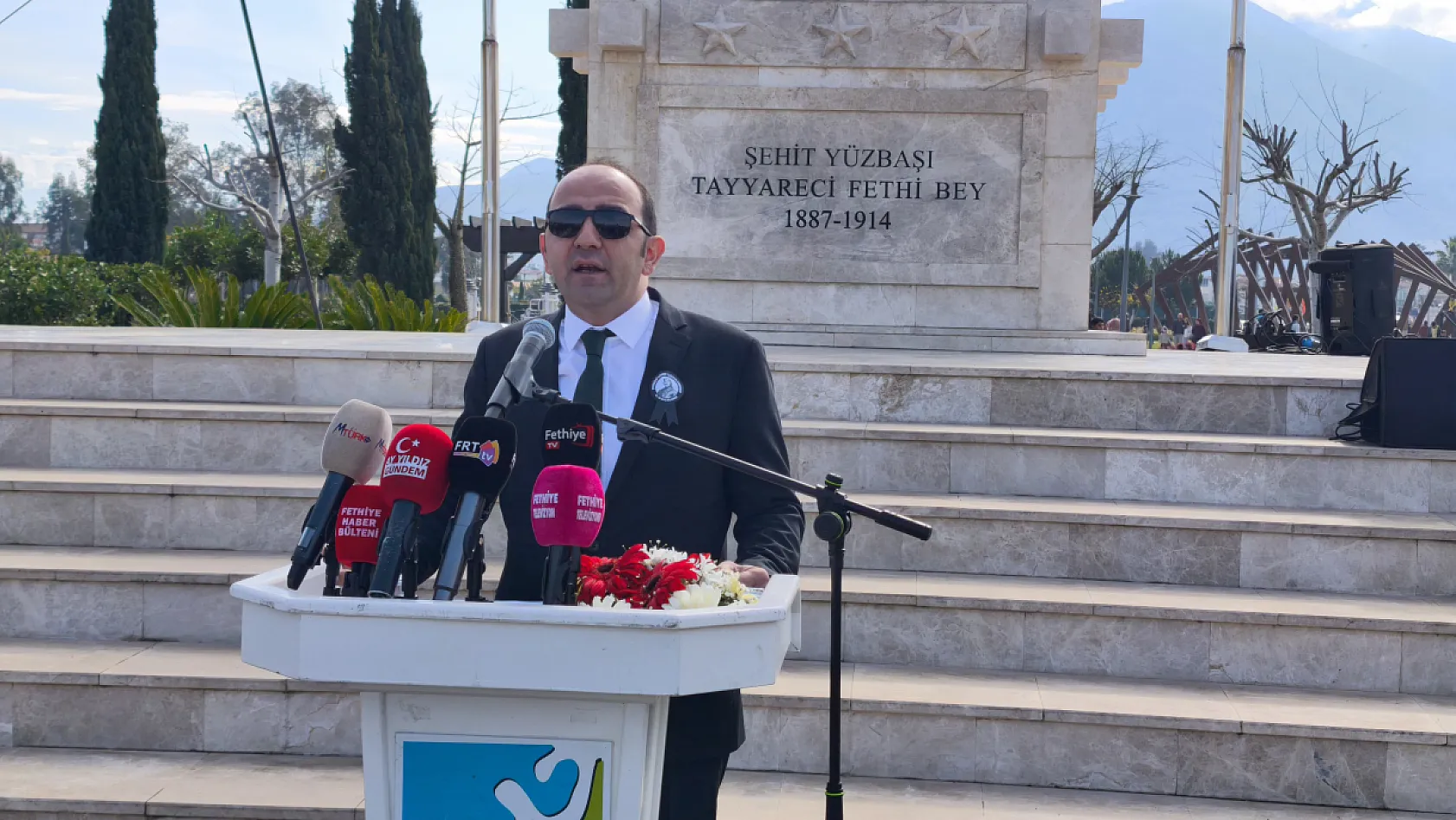 Şehit Fethi Bey, Fethiye'de 111. yılında anıldı