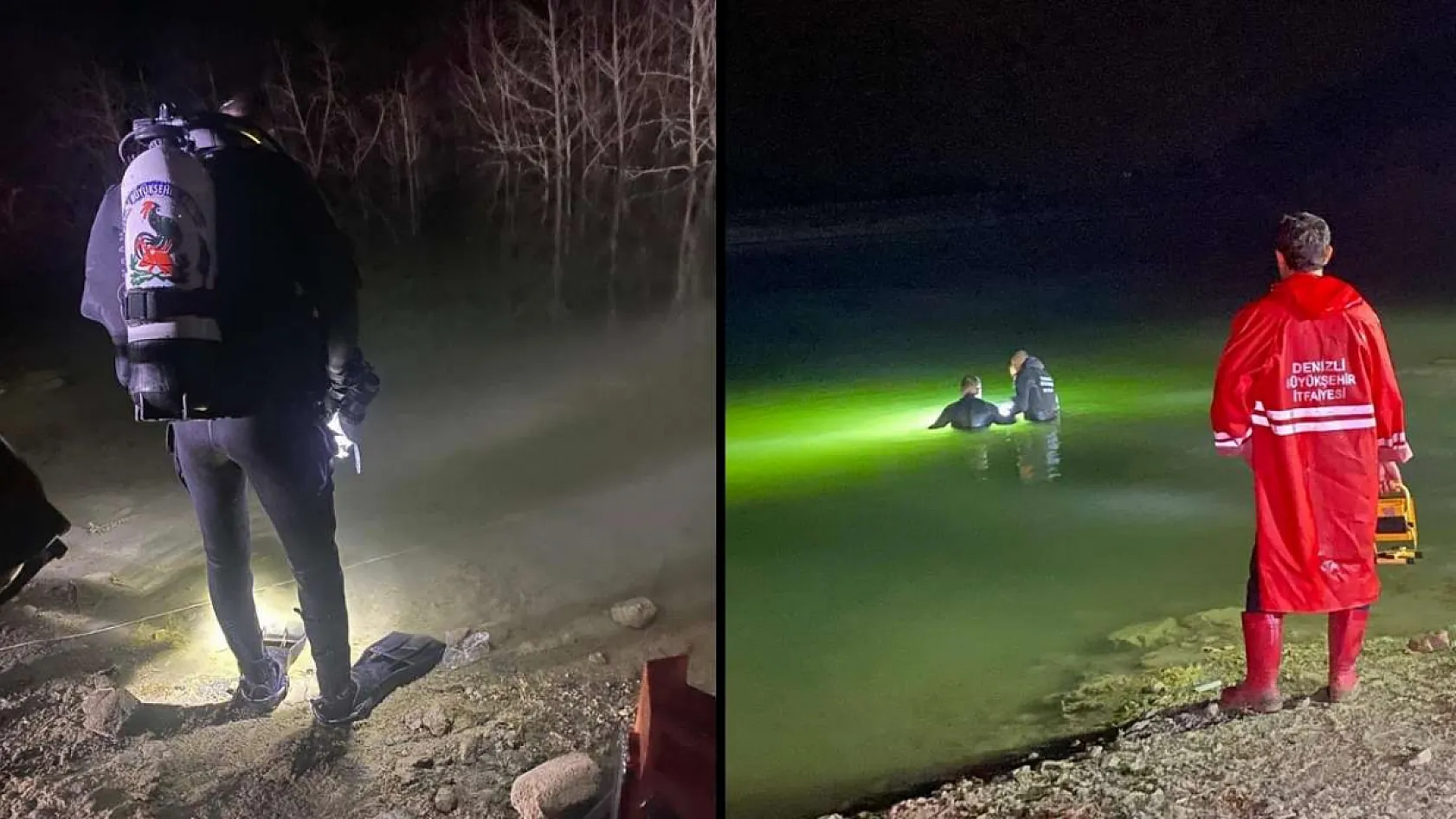 Serinlemek için gölete giren koca öldü, eşi son anda kurtarıldı
