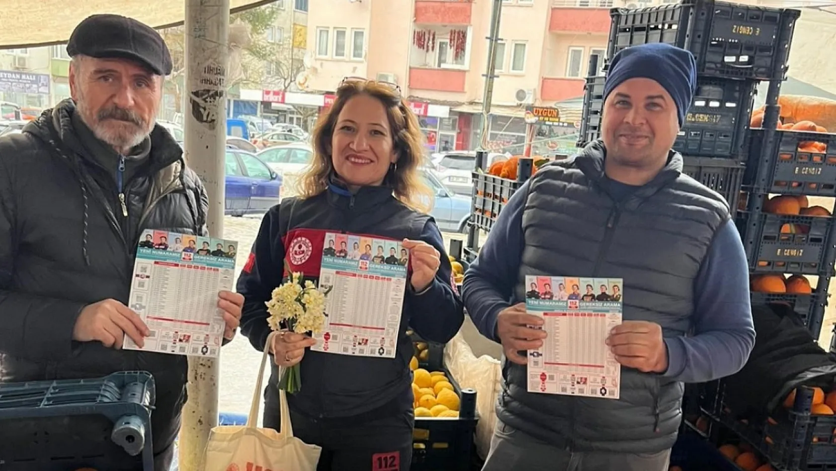 Muğla'da 112 Acil Çağrı ekipleri 'Tek Numara' uygulamasını anlattı