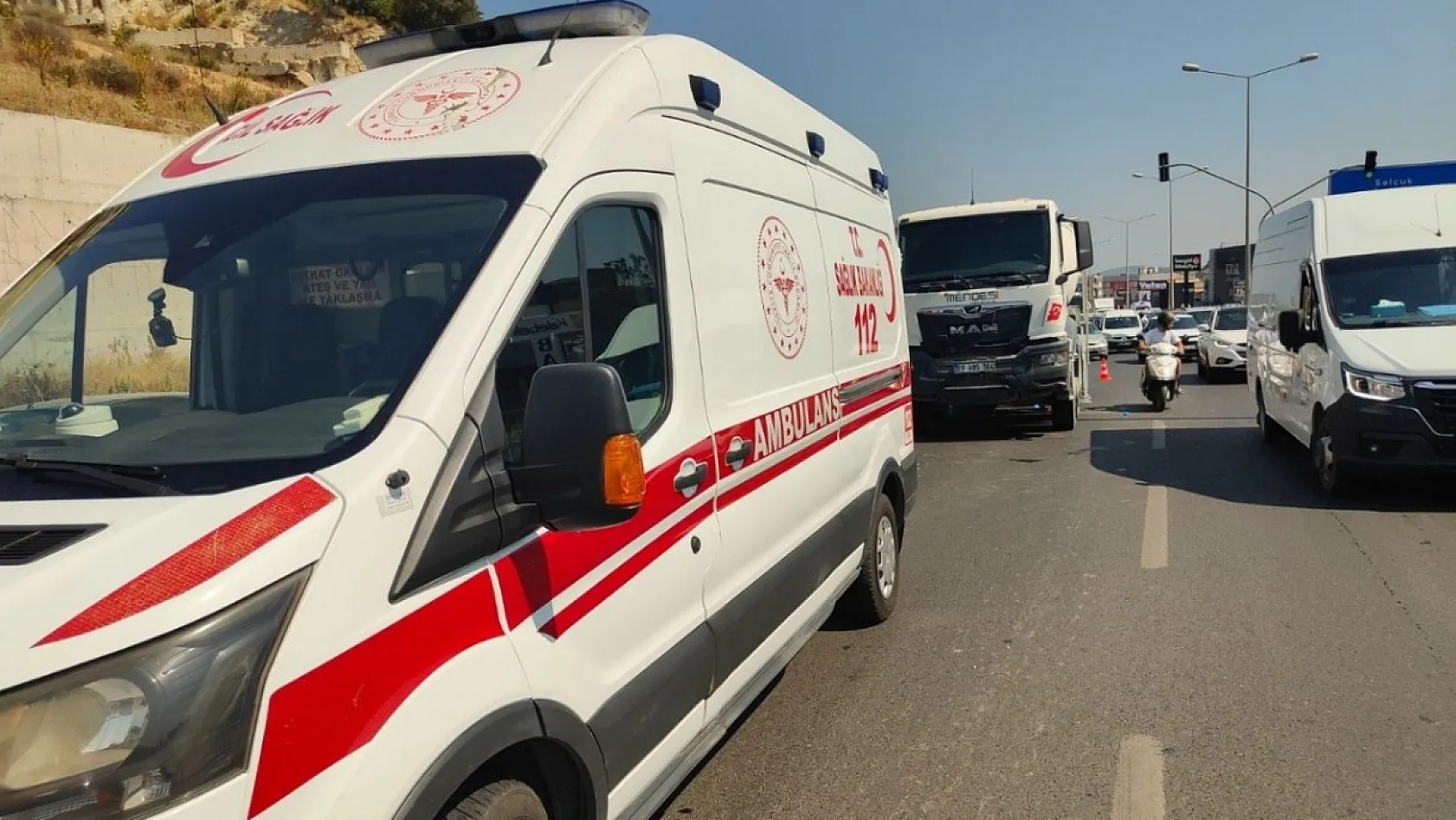 Beton mikserinin çarptığı yaya hayatını kaybetti