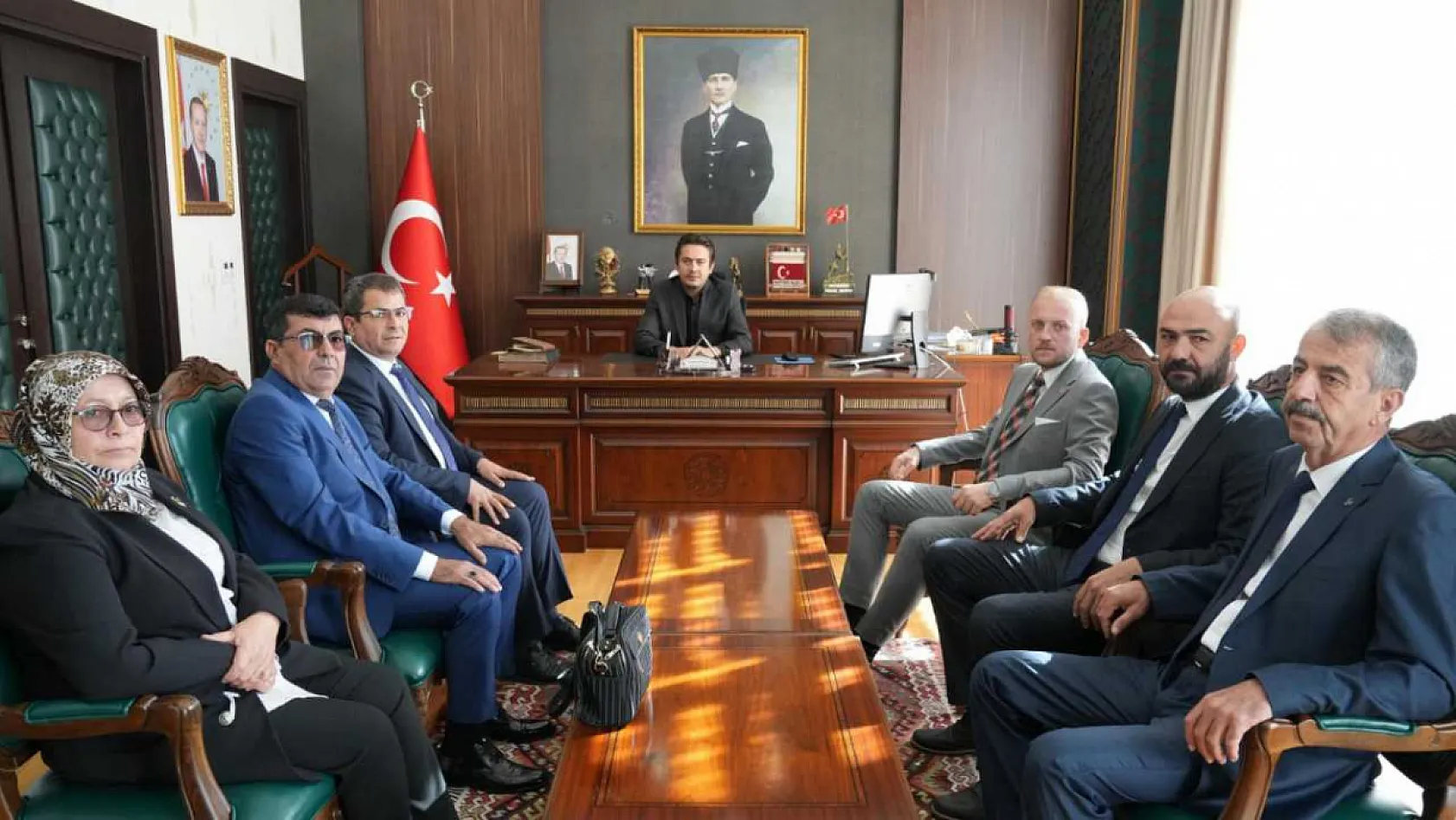 MHP Muğla İl Başkanı Burak Demirel'den Seydikemer Kaymakamı Mustafa Dilekli'ye Ziyaret