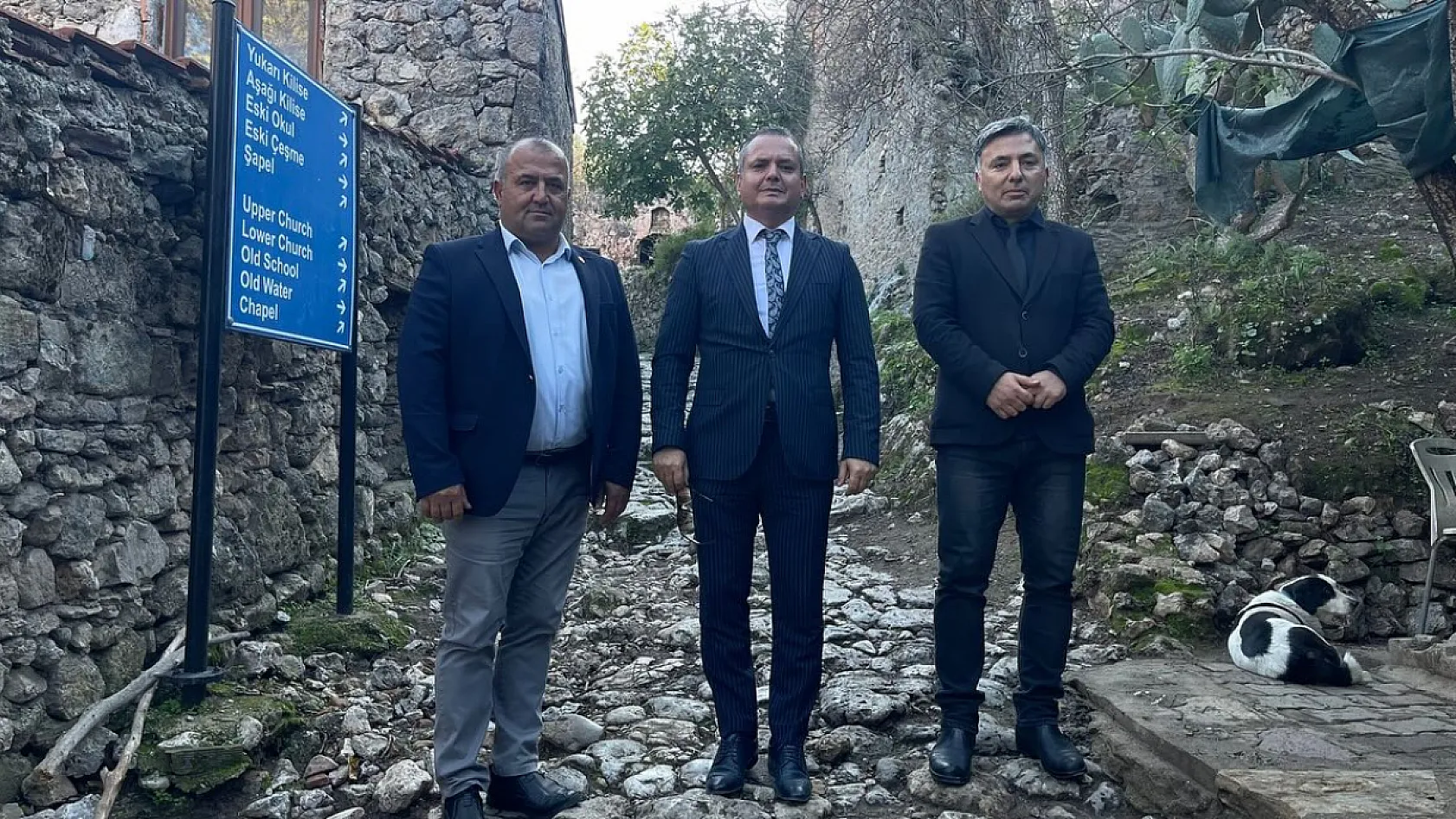 Fethiye Kaymakamı Akkaya, Kayaköy'de incelemelerde bulundu