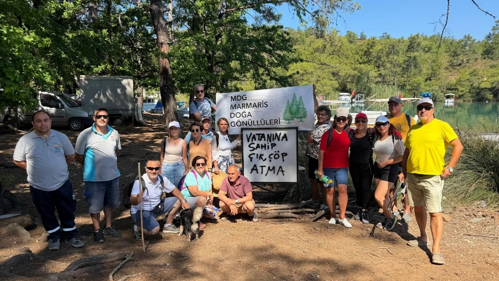 Marmaris'te doğa için el ele verdiler, Balıkaşıran koyunu temizlediler