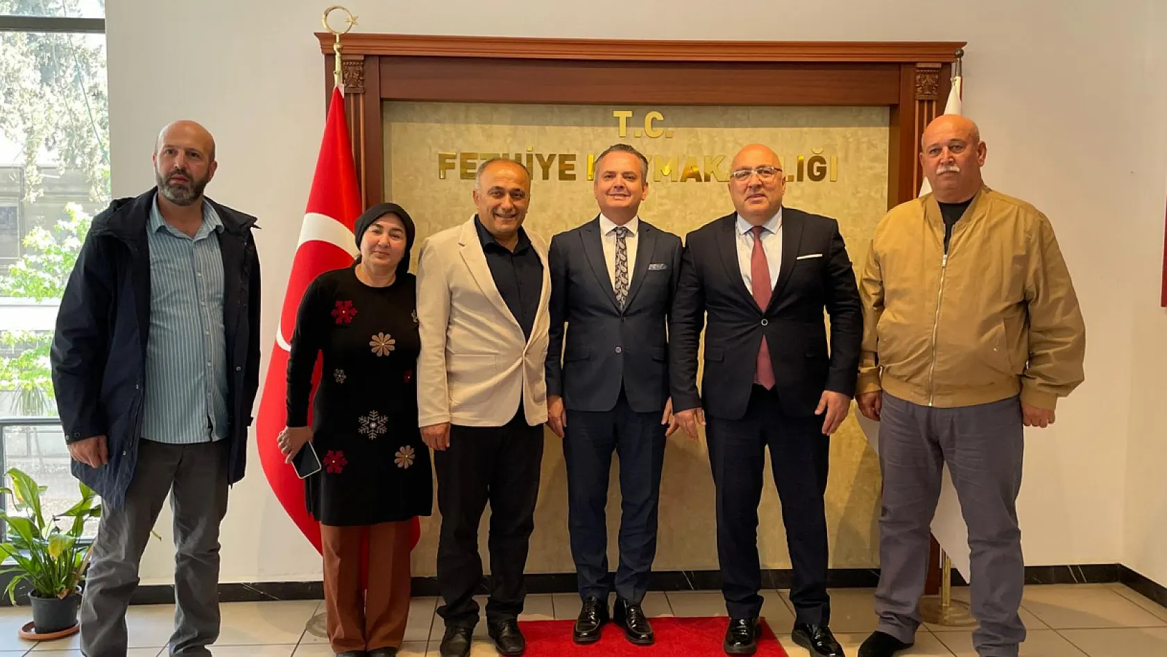 Federasyon Başkanı Karaca'dan Kaymakam Akkaya'ya ziyaret