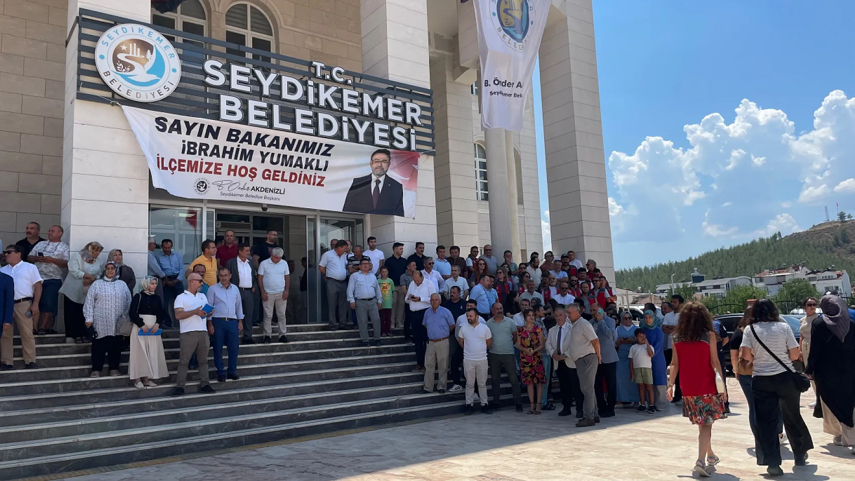 Bakan Yumaklı'nın Seydikemer ziyareti öncesi heyecanlı bekleyiş
