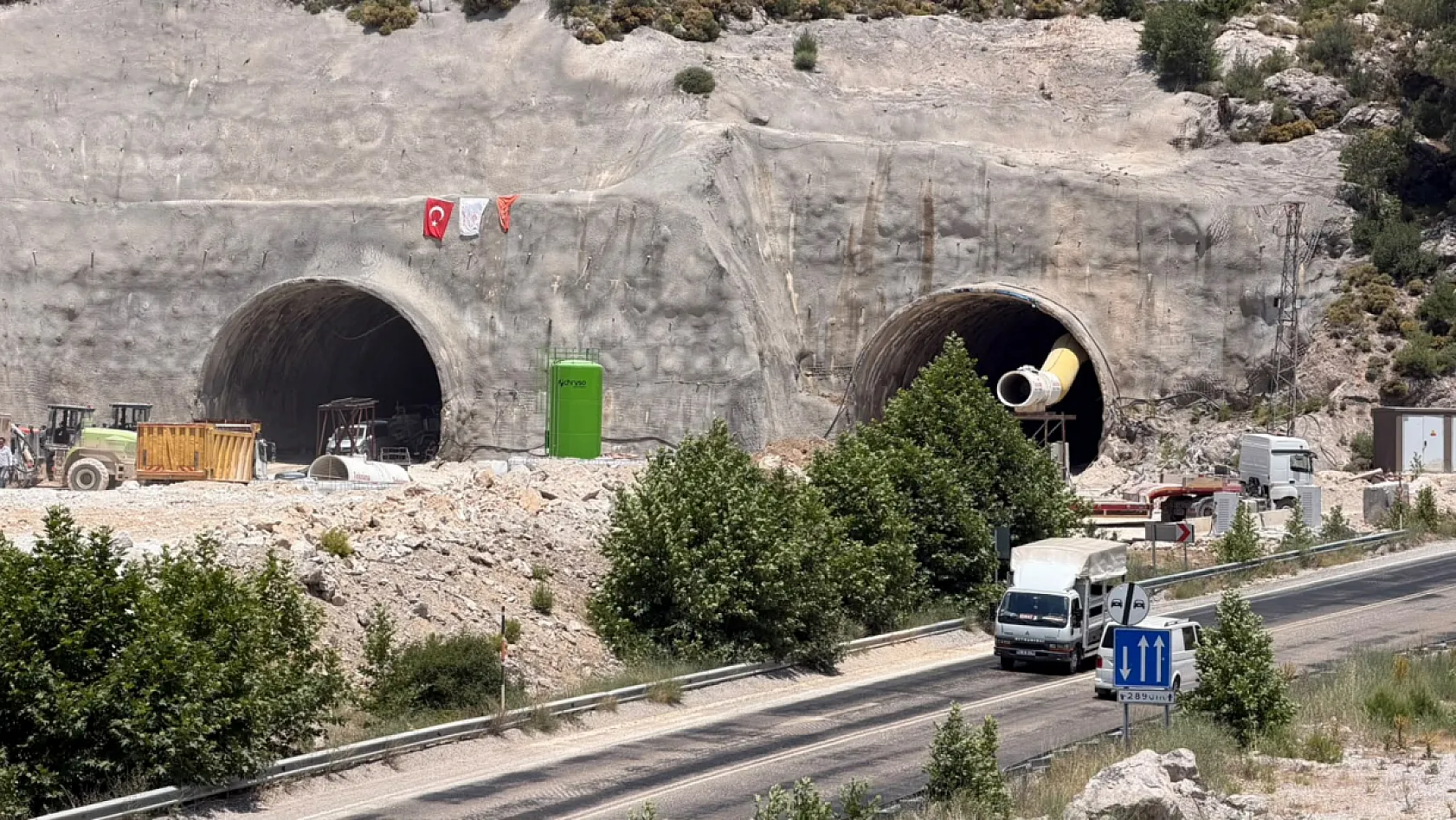 Fethiye-Seydikemer Karabel Tüneli Projesi'nde Çalışmalar Hız Kazandı