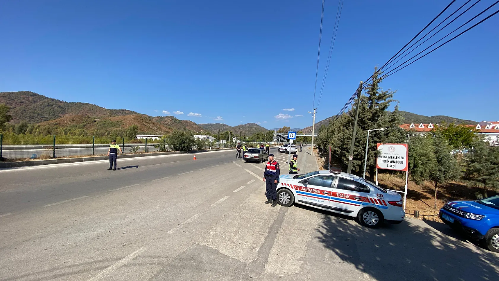 Fethiye'de Polis ve Jandarmadan Ortak Denetimler
