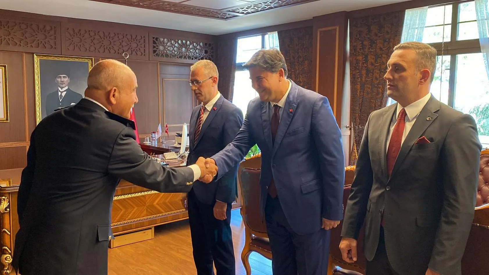 Fethiye'de protokol bayramlaşması