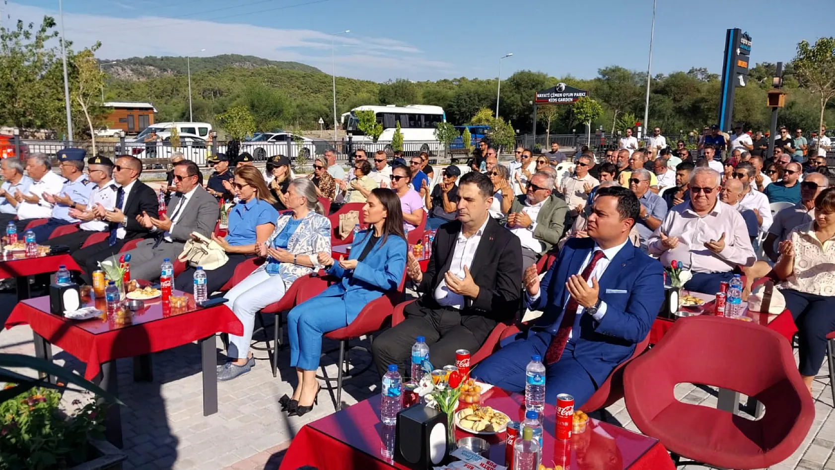 Muğla'da 'Sarıgerme Şehit Eren Bülbül Meydanı' açıldı