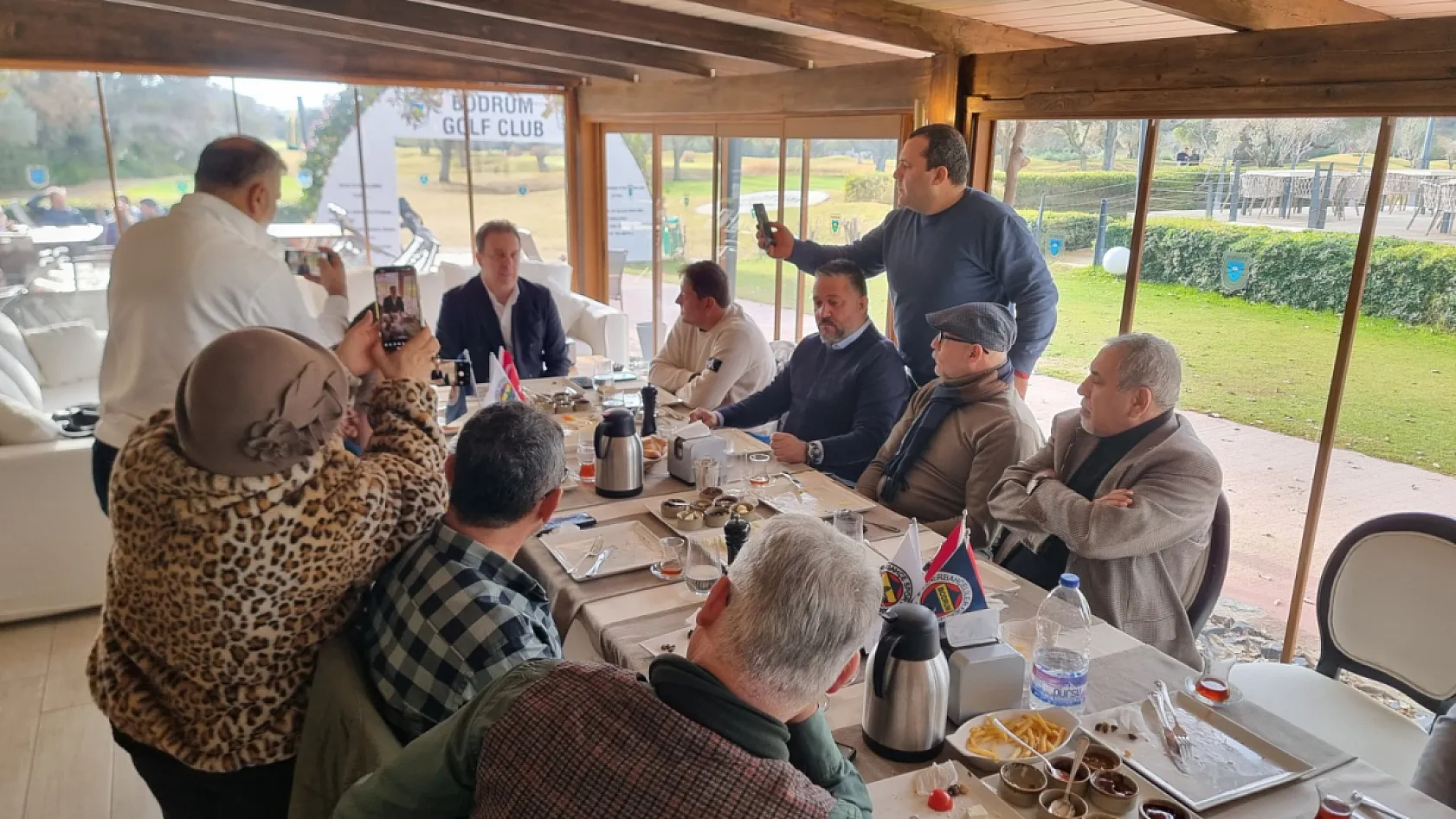 Bodrum Fenerbahçeliler Derneği basın mensuplarıyla bir araya geldi