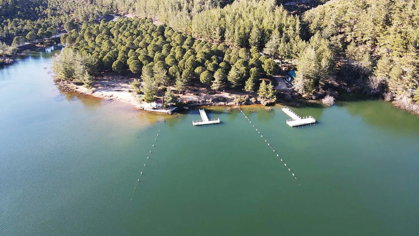 Ula Göleti'nin su seviyesi son yağışlarla eski haline döndü