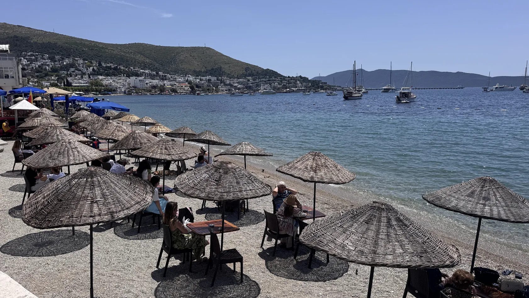 Muğla ve Antalya sahillerinde güneşli hava yoğunluğu