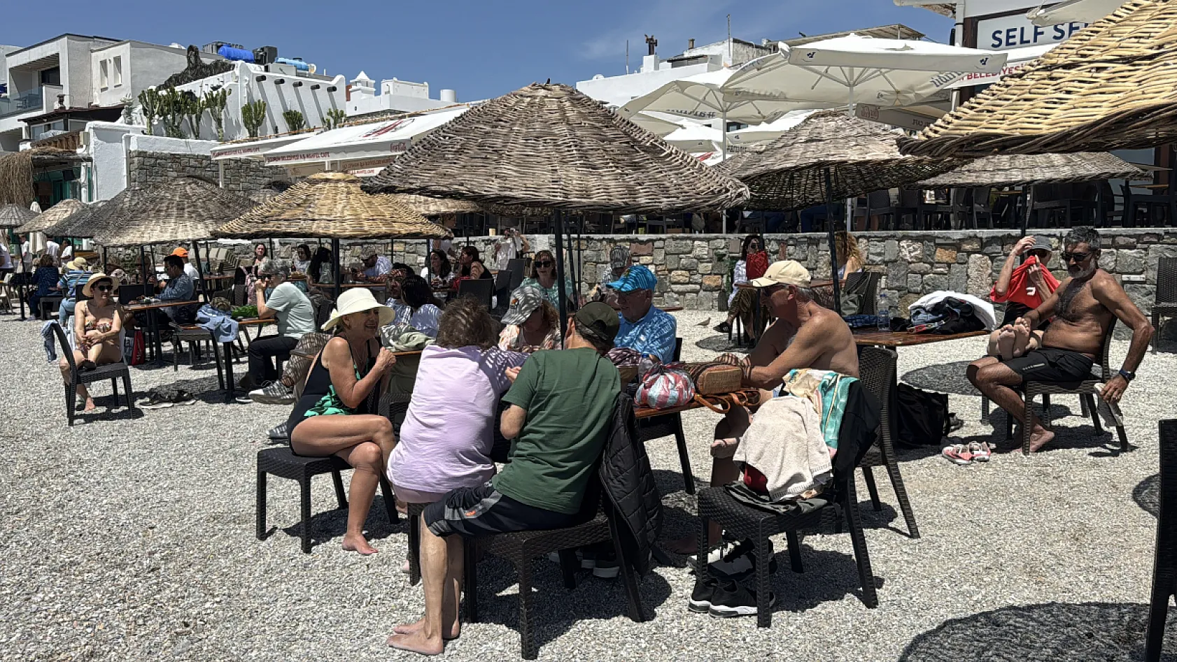 Muğla ve Antalya sahillerinde güneşli hava yoğunluğu