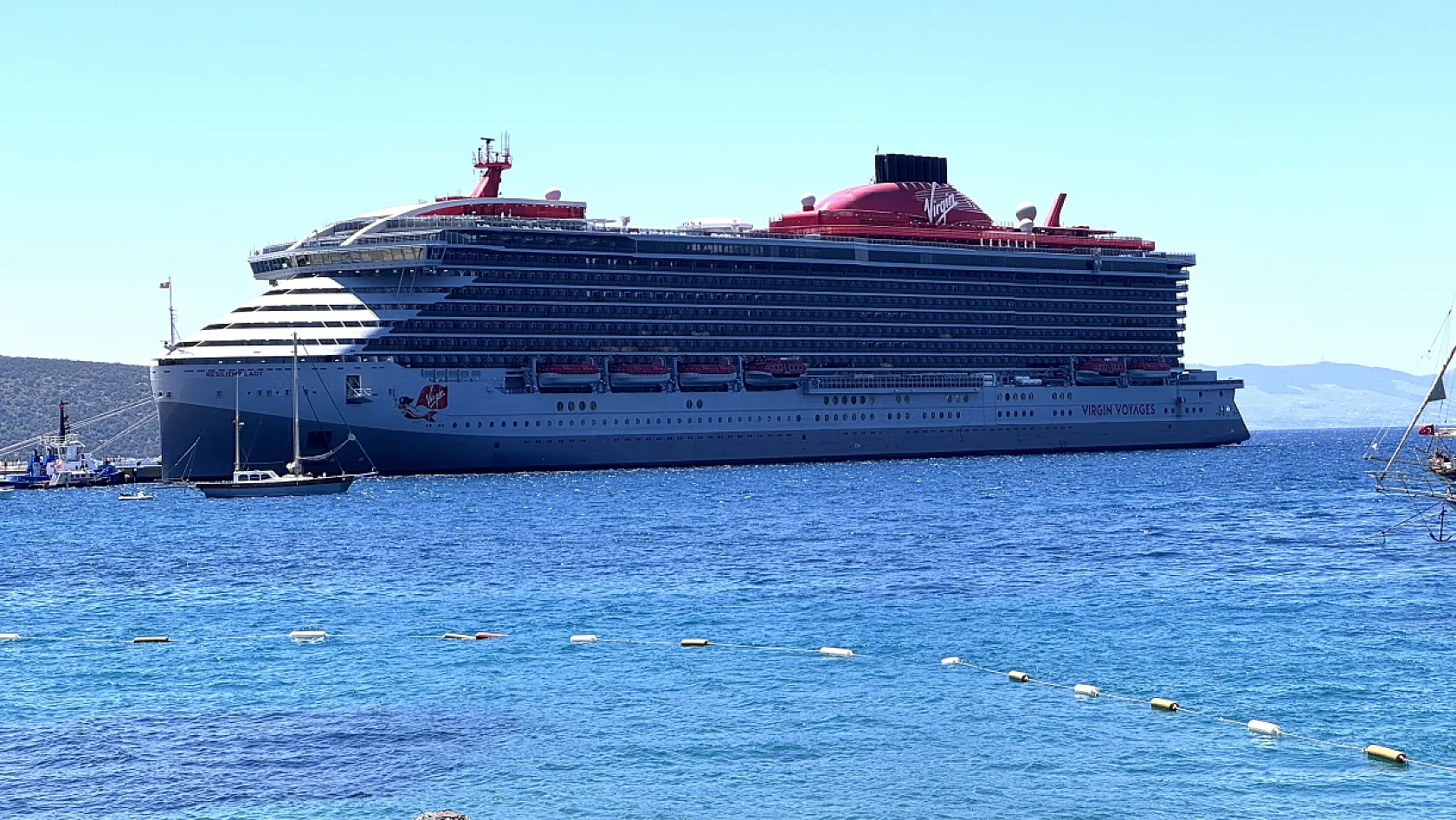 Bodrum'a kruvaziyerle 2 bin 548 turist geldi