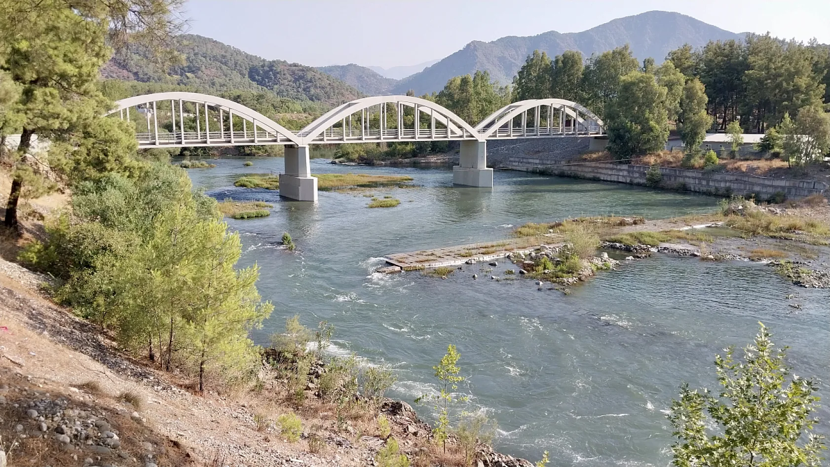 Muğla'daki tarihi Atatürk Köprüsü restore edildi