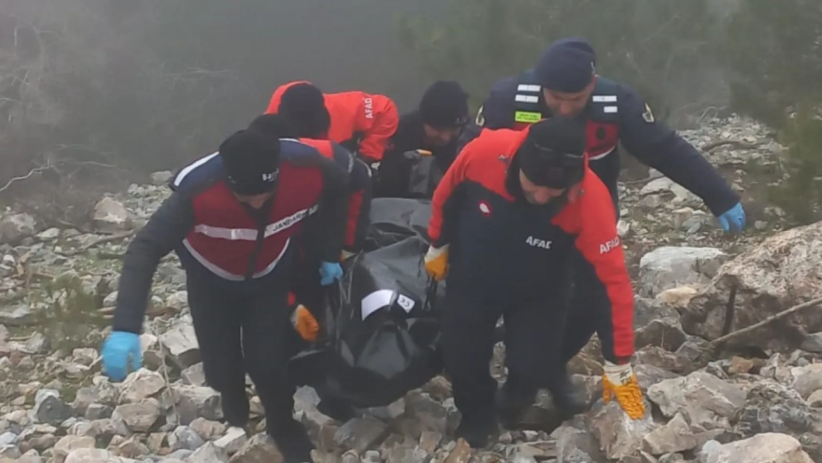 Aydın'da uçurumda ceset bulundu
