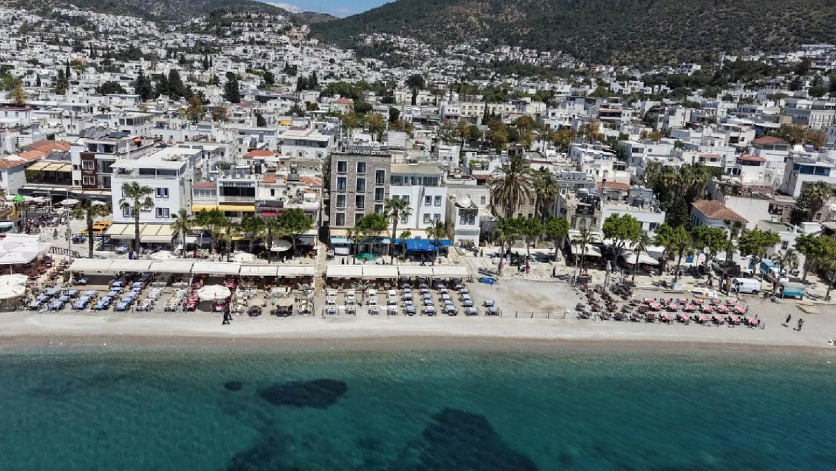 Bodrum'da Kumbahçe sahilinde düzenleme yapıldı