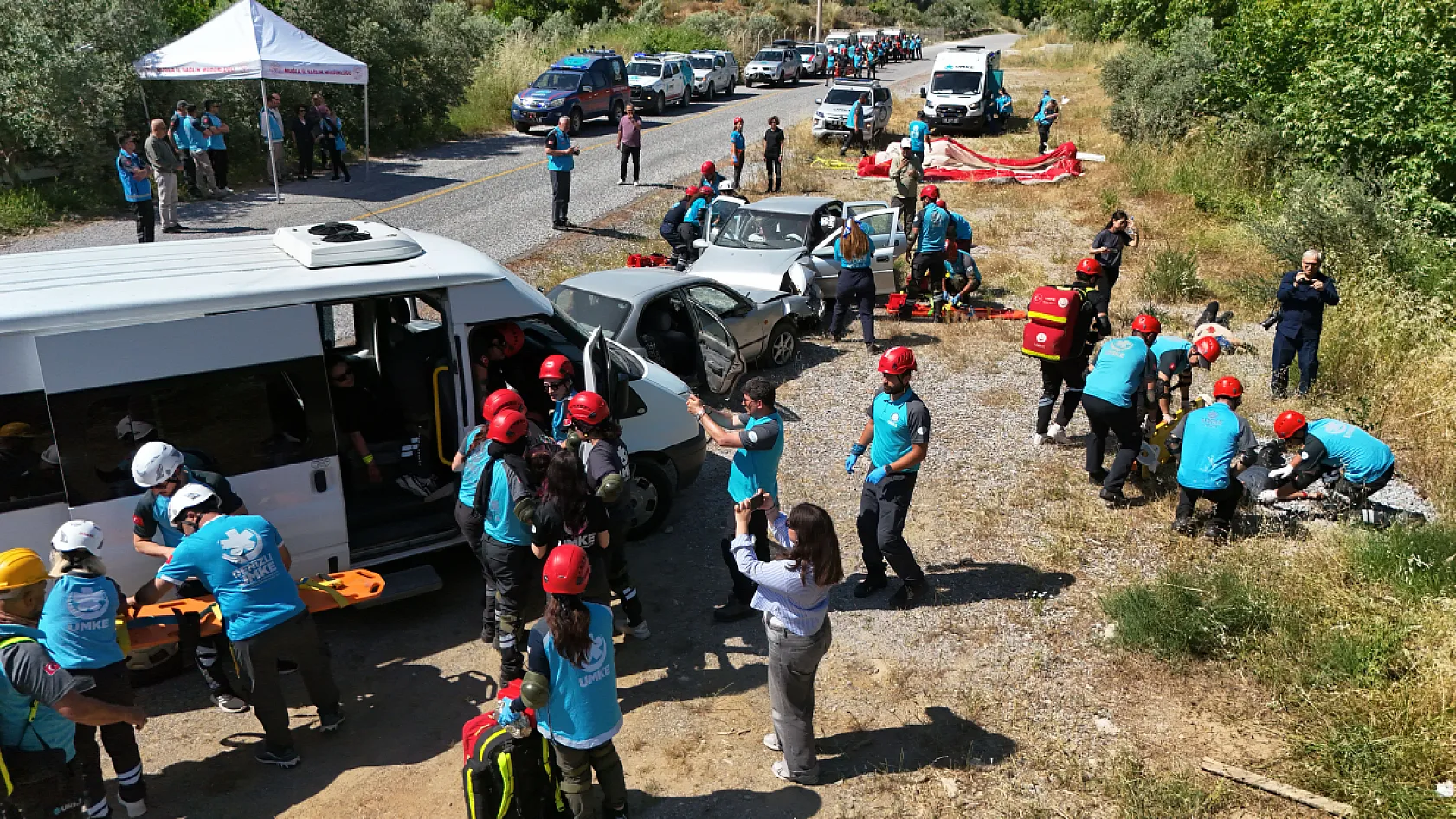 Muğla'da 'UMKE 20. Bölge Tatbikatı' yapıldı