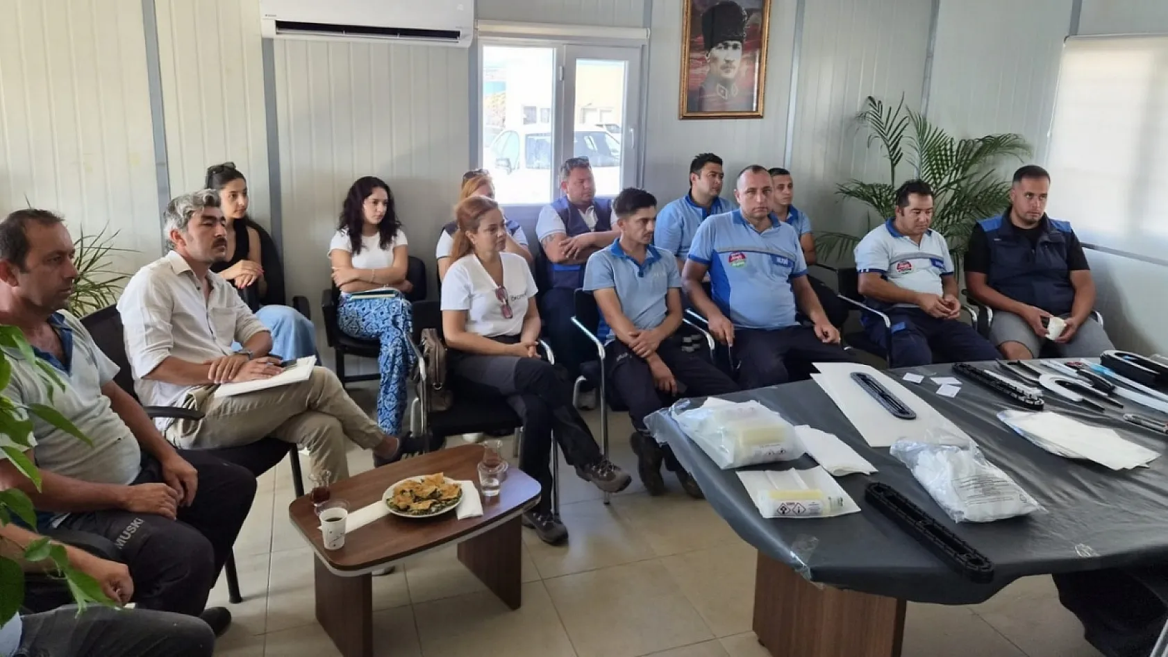 Muğla'da atıksu arıtma tesisi personeline membran biyoreaktör teknolojisi eğitimi verildi