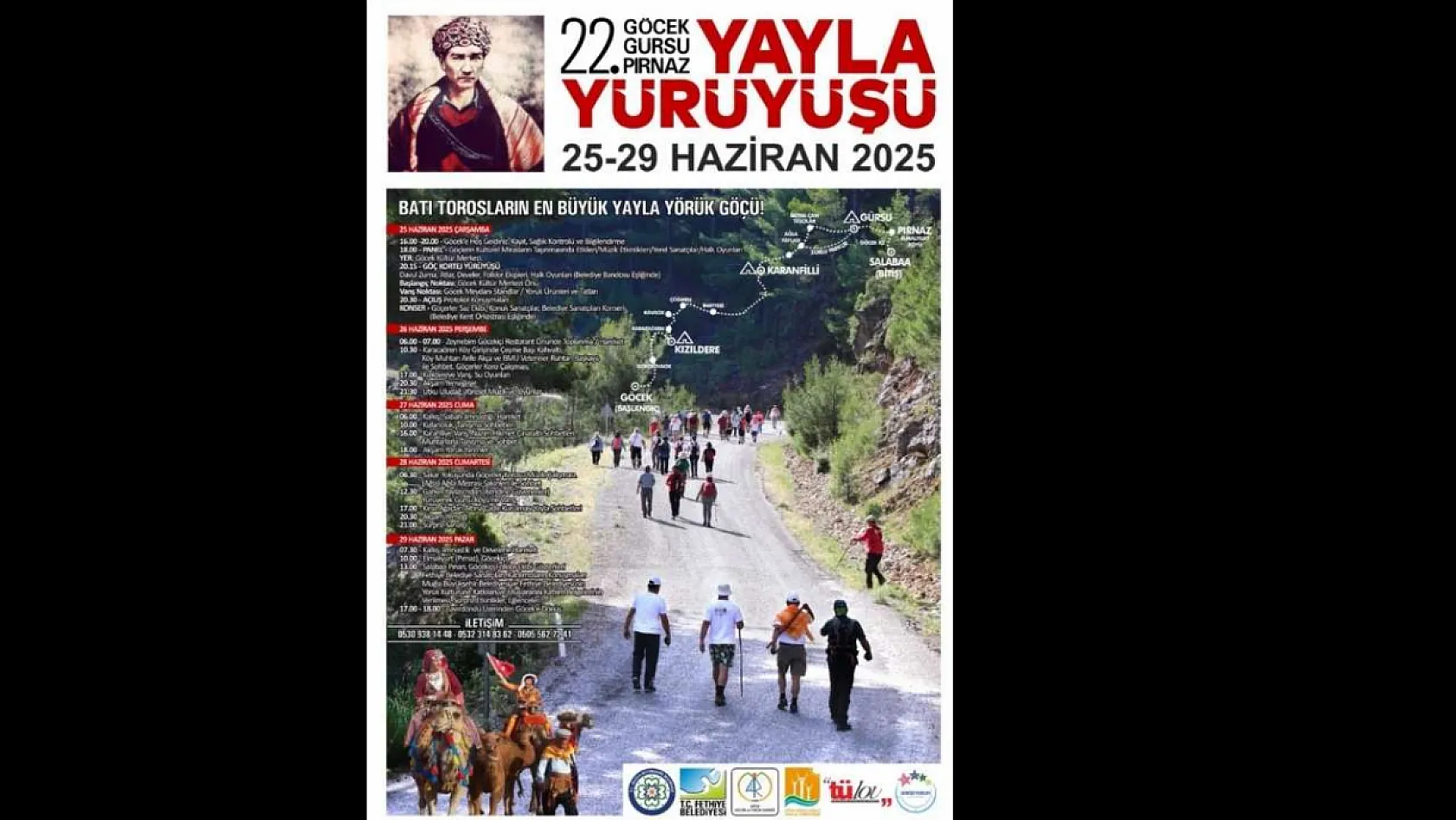 '22. Göcek Gürsu, Pırnaz Yayla Göçü' Başlıyor