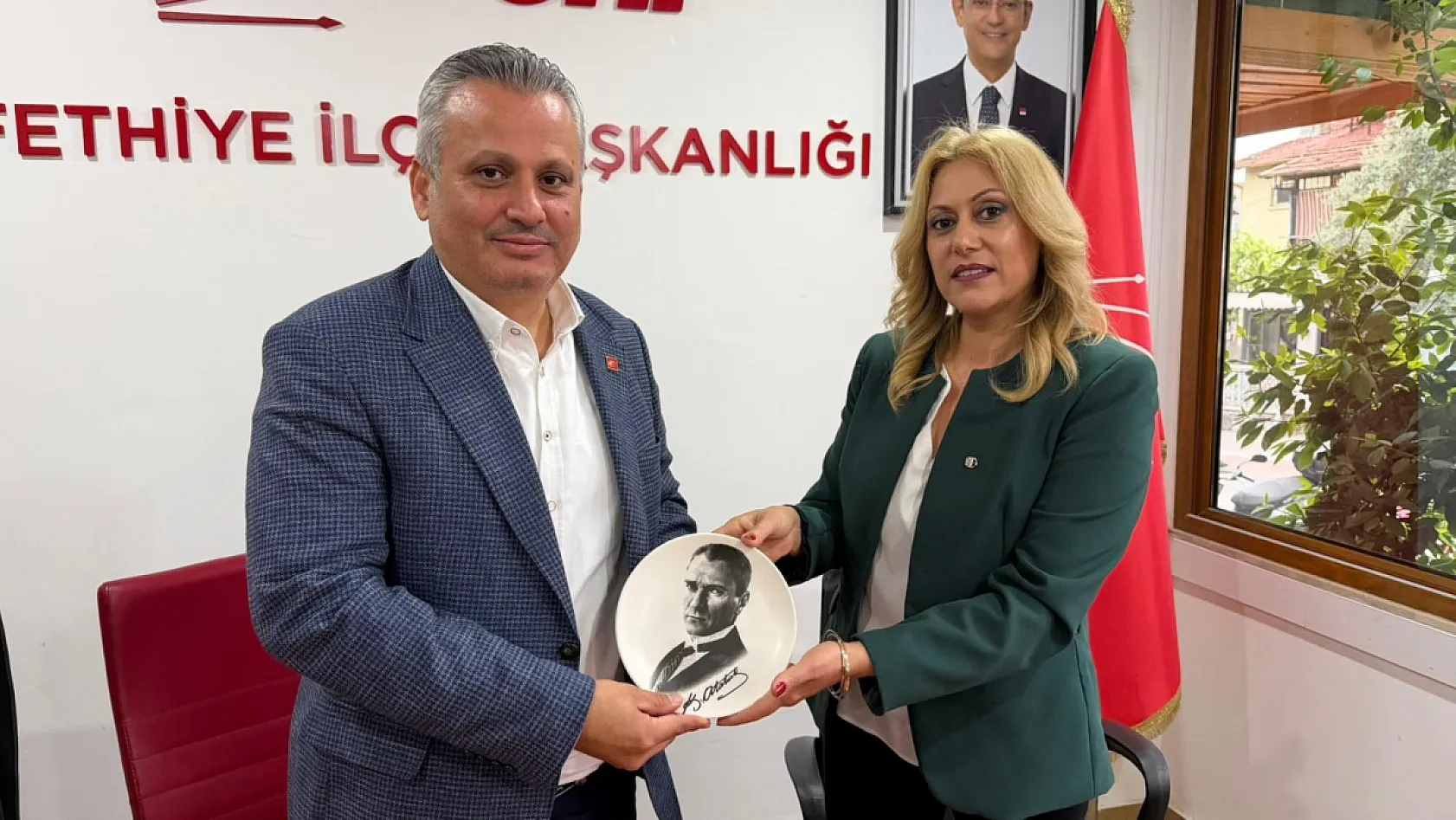 ADD Fethiye Şubesi'nden CHP İlçe Başkanlığı'na ziyaret