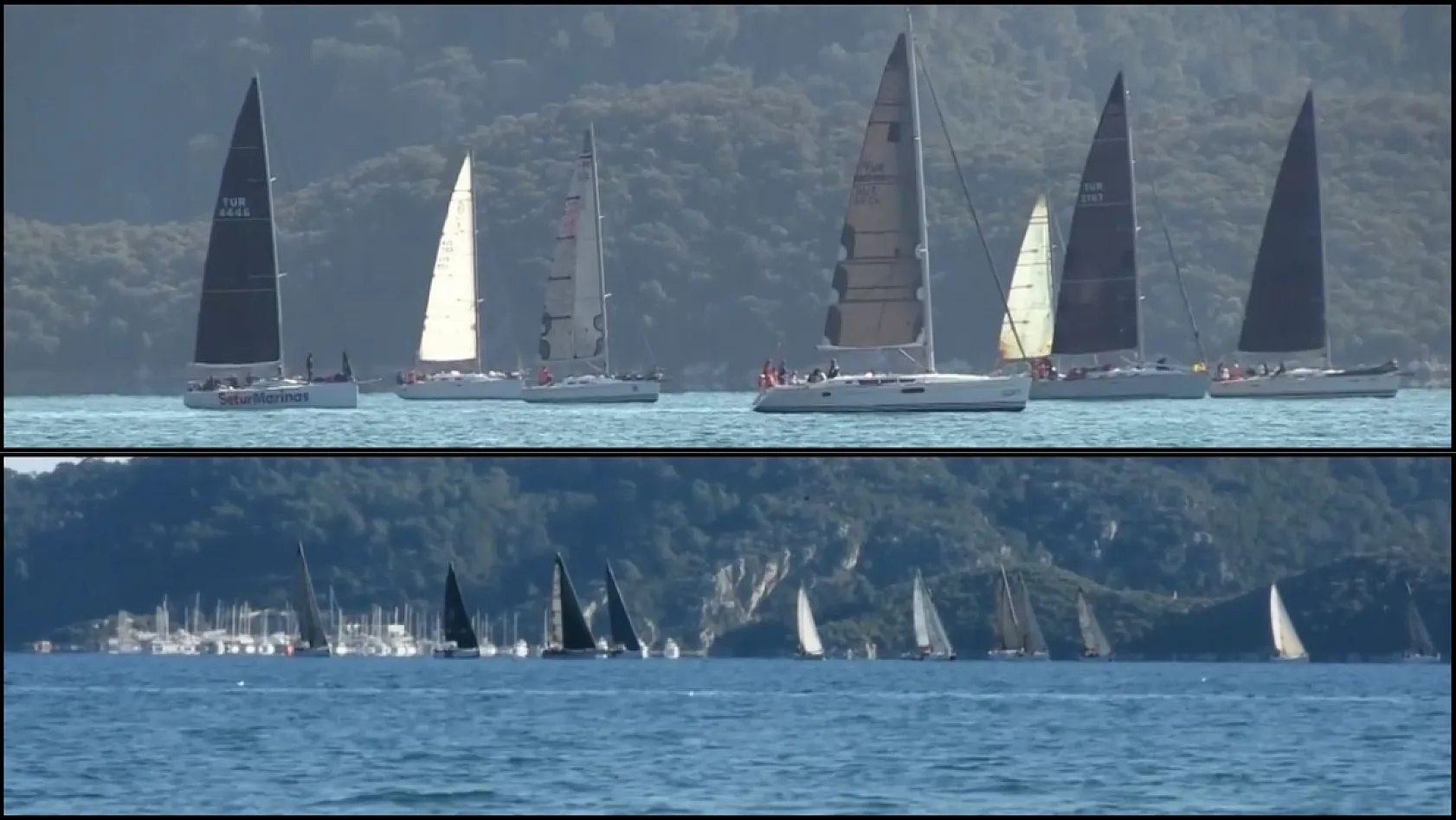 Yat yarışlarında Marmaris MIYC Kış Trofesi'nin 2. ayağı başladı