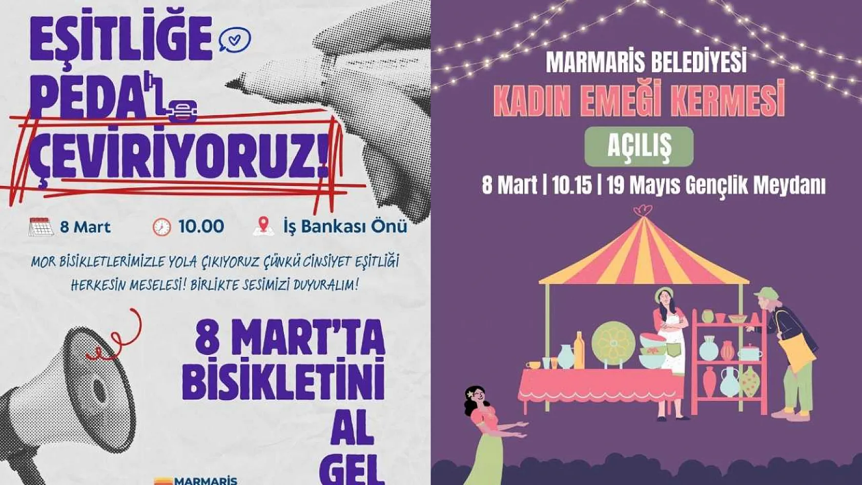 Marmaris'te 8 Mart'a özel etkinlik