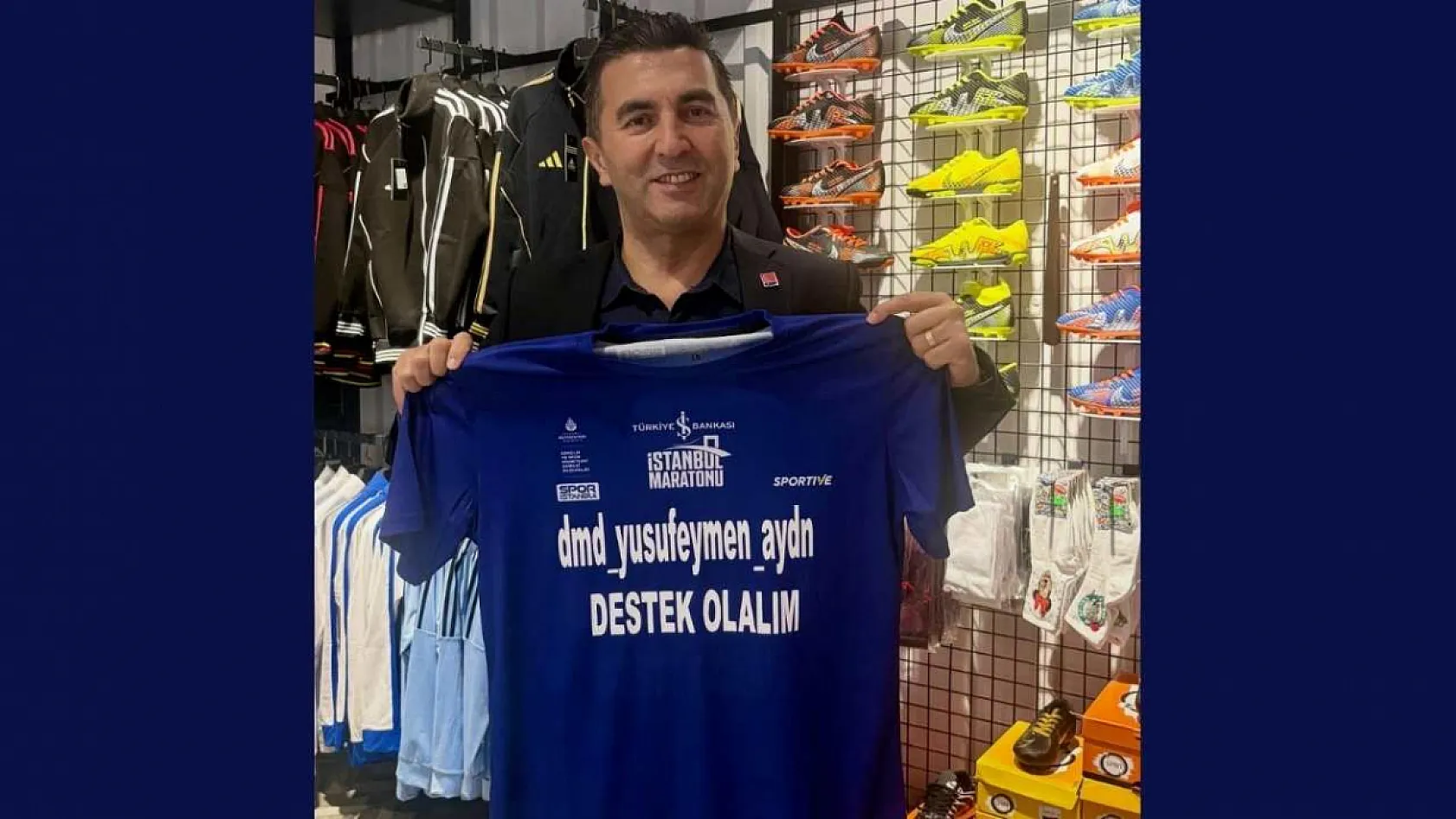 47. İstanbul Maratonu'nda Fethiyeli Yusuf Eymen İçin Anlamlı Koşu