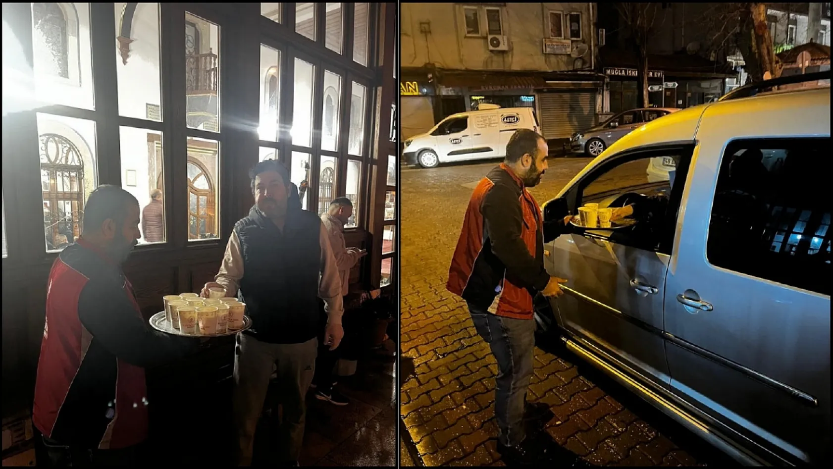Muğla, Aydın ve Denizli'de Berat Kandili'nde vakıflardan sıcak salep ikramı