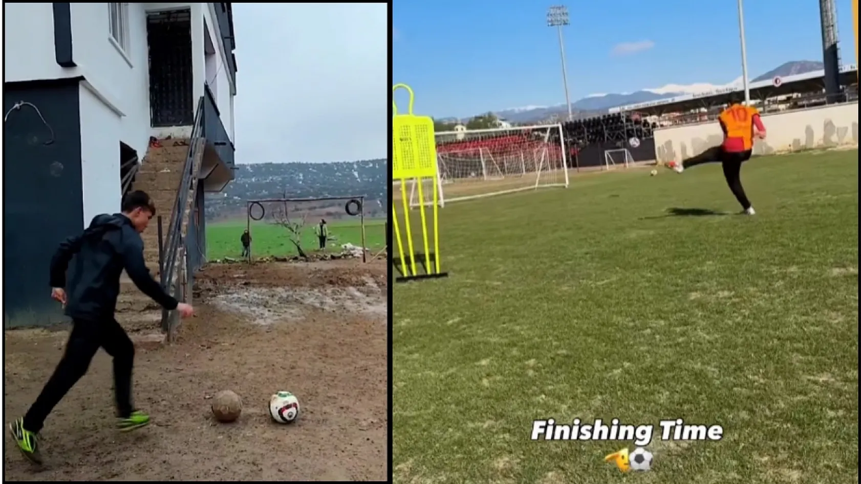 Paylaştığı videolarla viral olmuştu, Fethiyespor ile profesyonel oldu