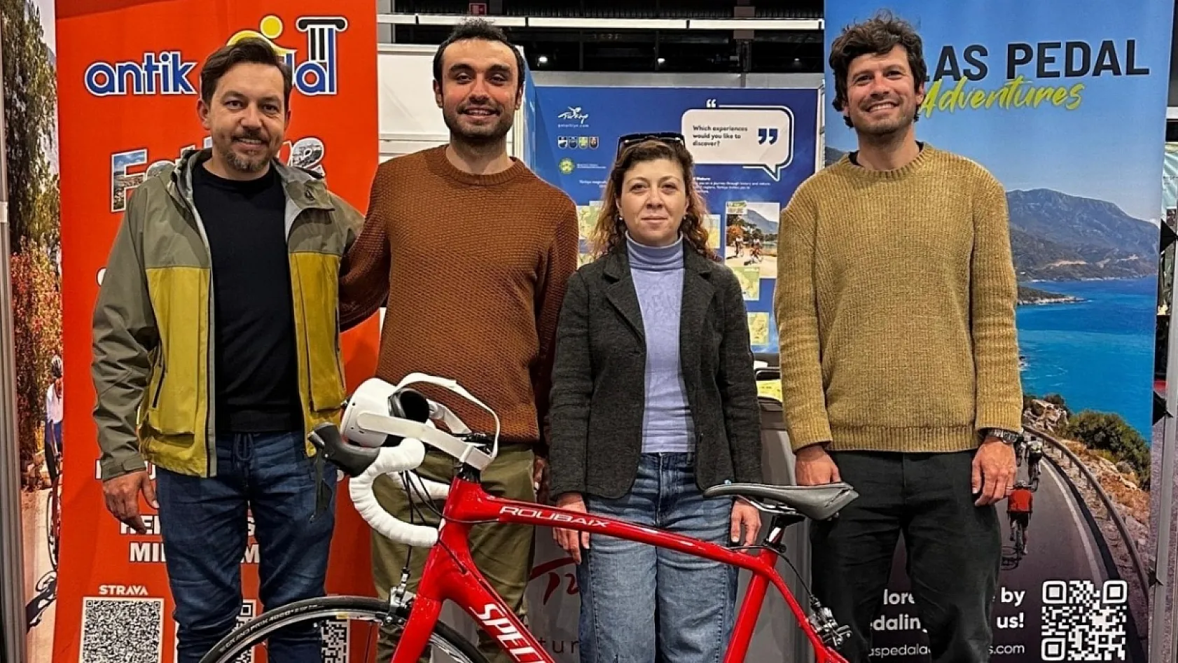 Fethiye'nin bisiklet rotaları ve 'Antik Pedal' Projesi Avrupa'da tanıtıldı