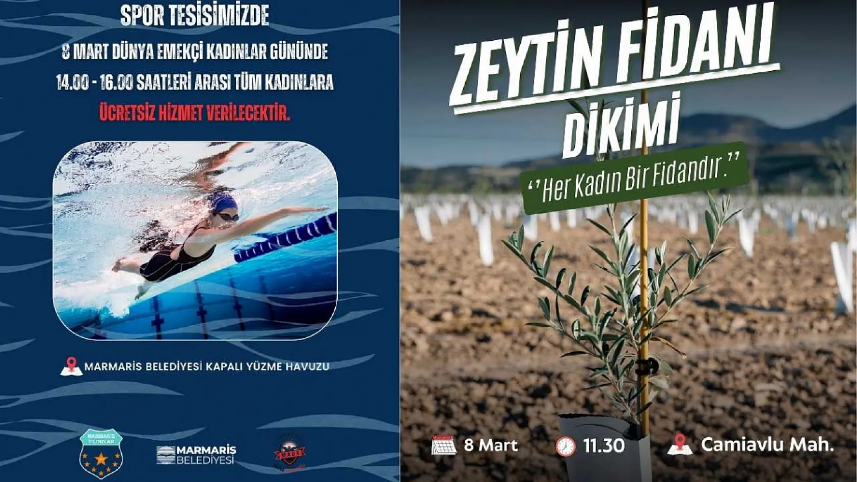 Marmaris'te 8 Mart'a özel etkinlik