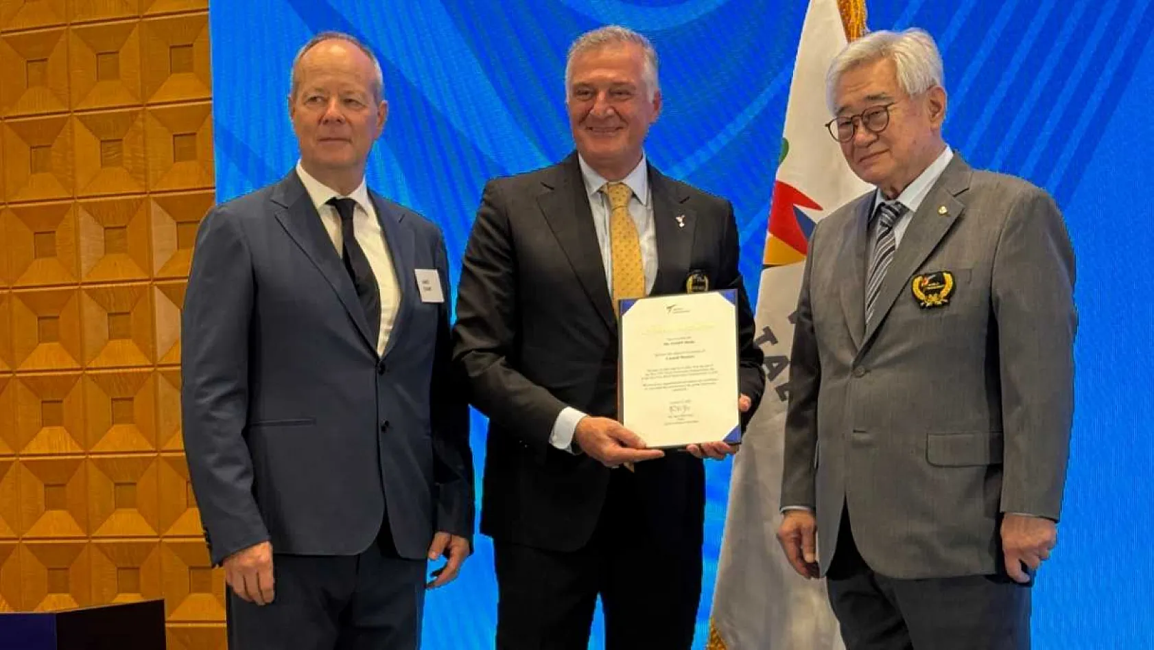 Prof. Dr. Metin Şahin yeniden Dünya Taekwondo Yönetim Kurulu'na seçildi